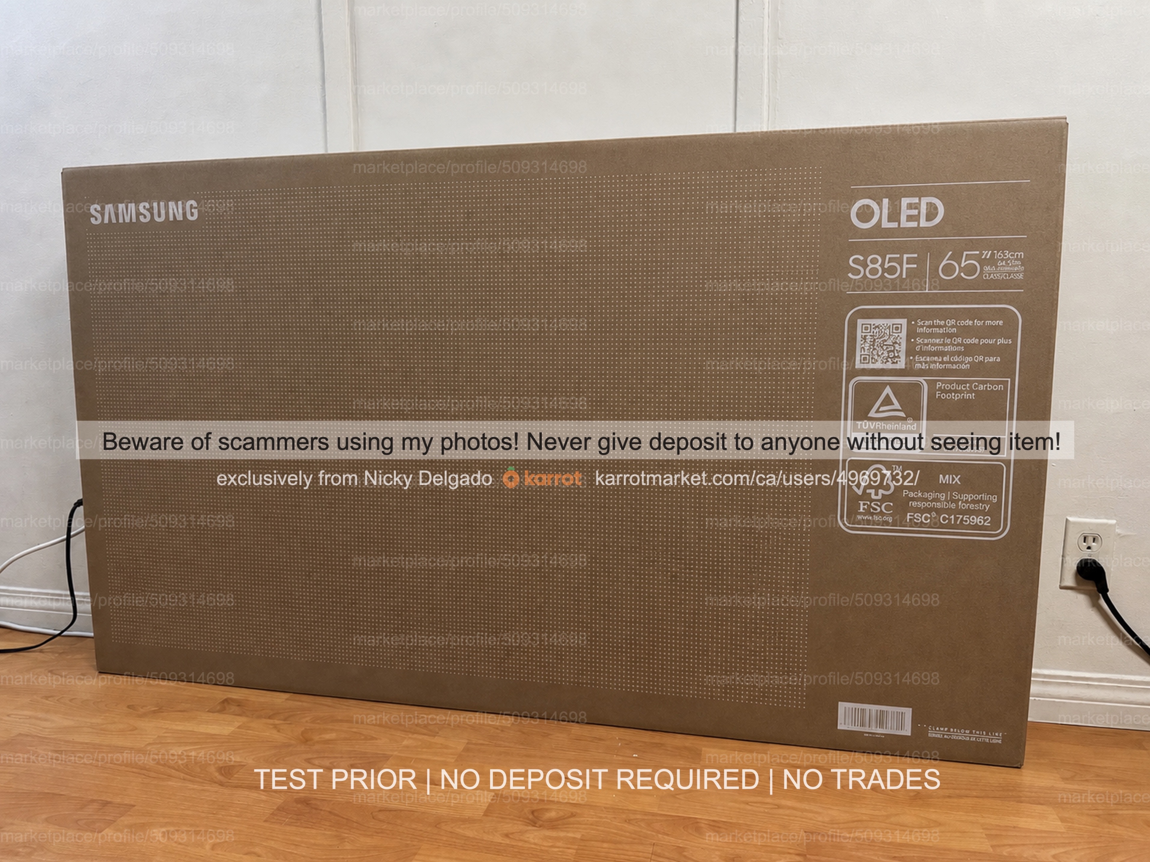 Samsung 65" QD-OLED QN65S85F 4K Smart TV - 120Hz VRR | 2025