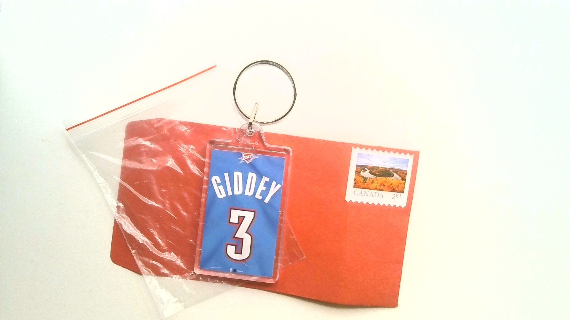 GIDDEY ( JERSEY KEY CHAIN ) FREE SHIPPING