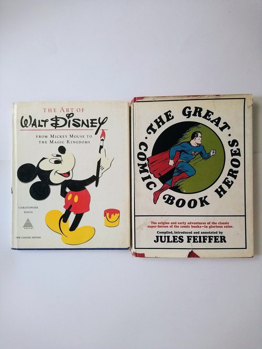 The Art of Walt Disney / The Great Comic Book Heroes!