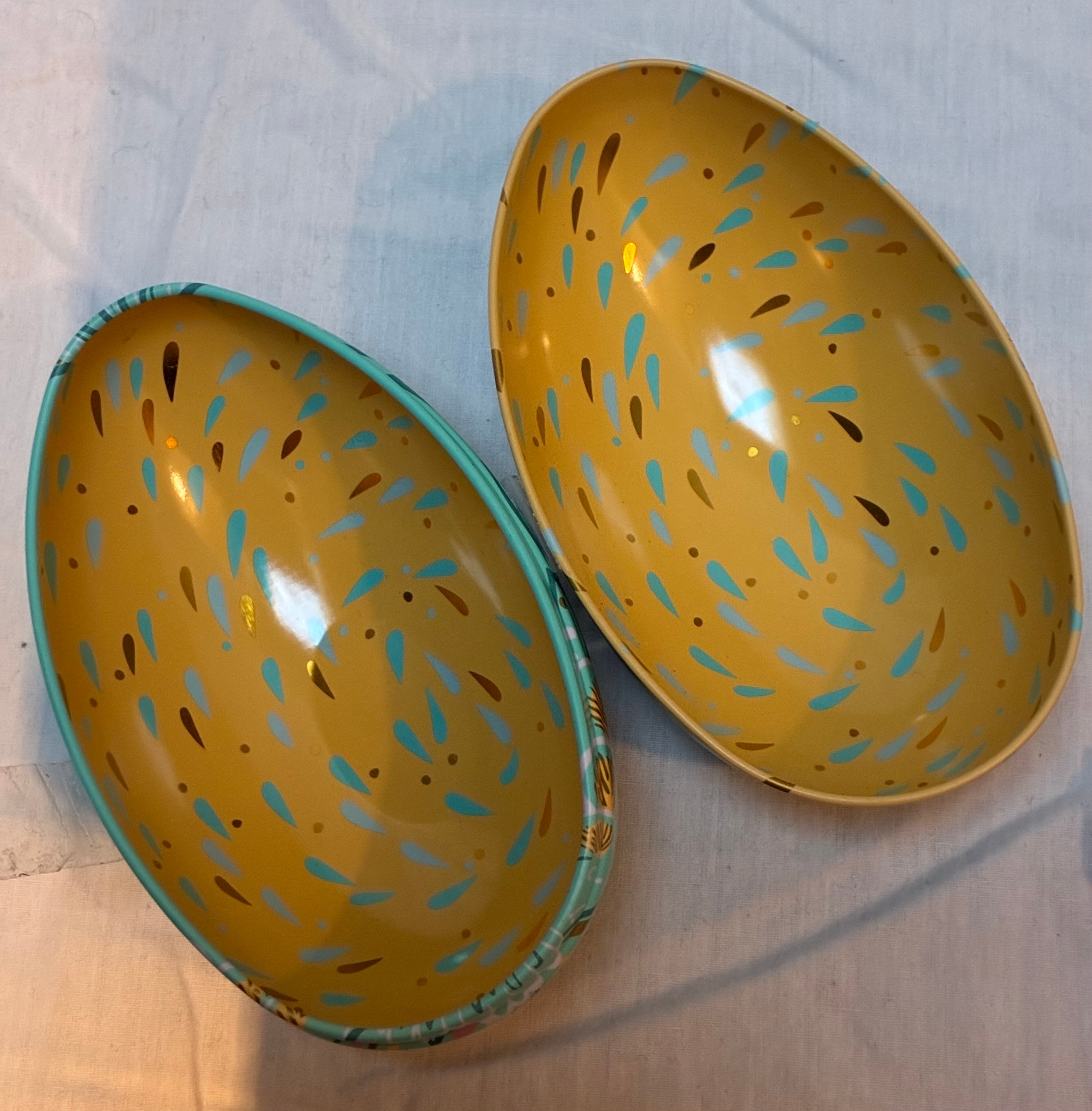 Fortnum and Mason Empty Egg Shaped Tin - photo 5