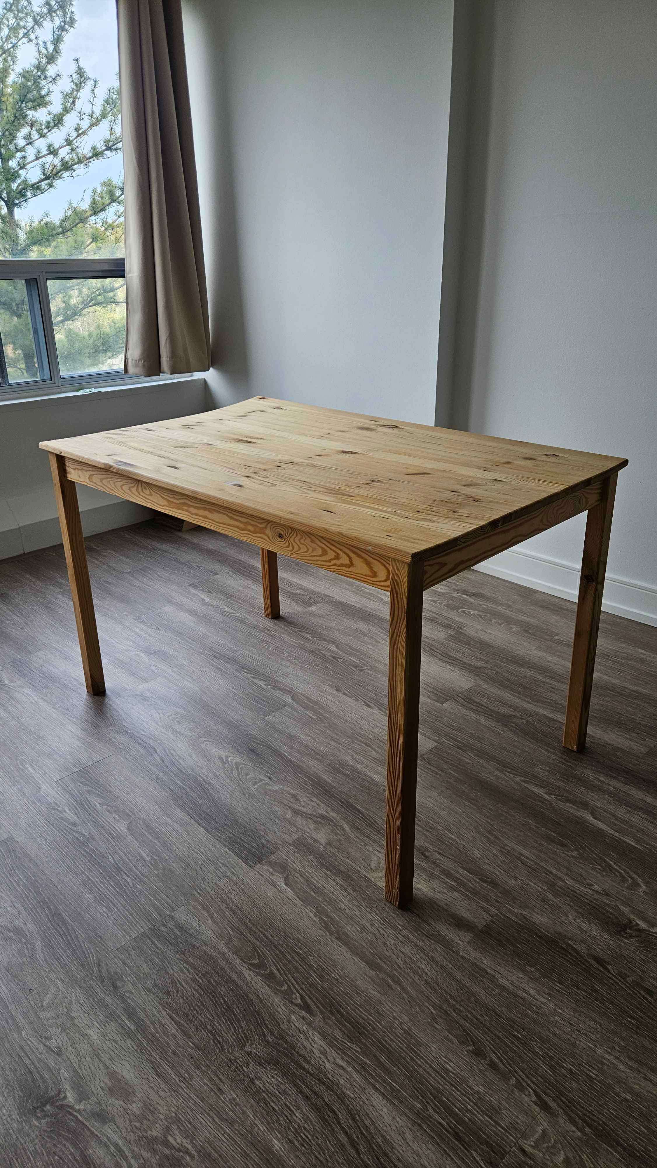 Wooden Table with Cover