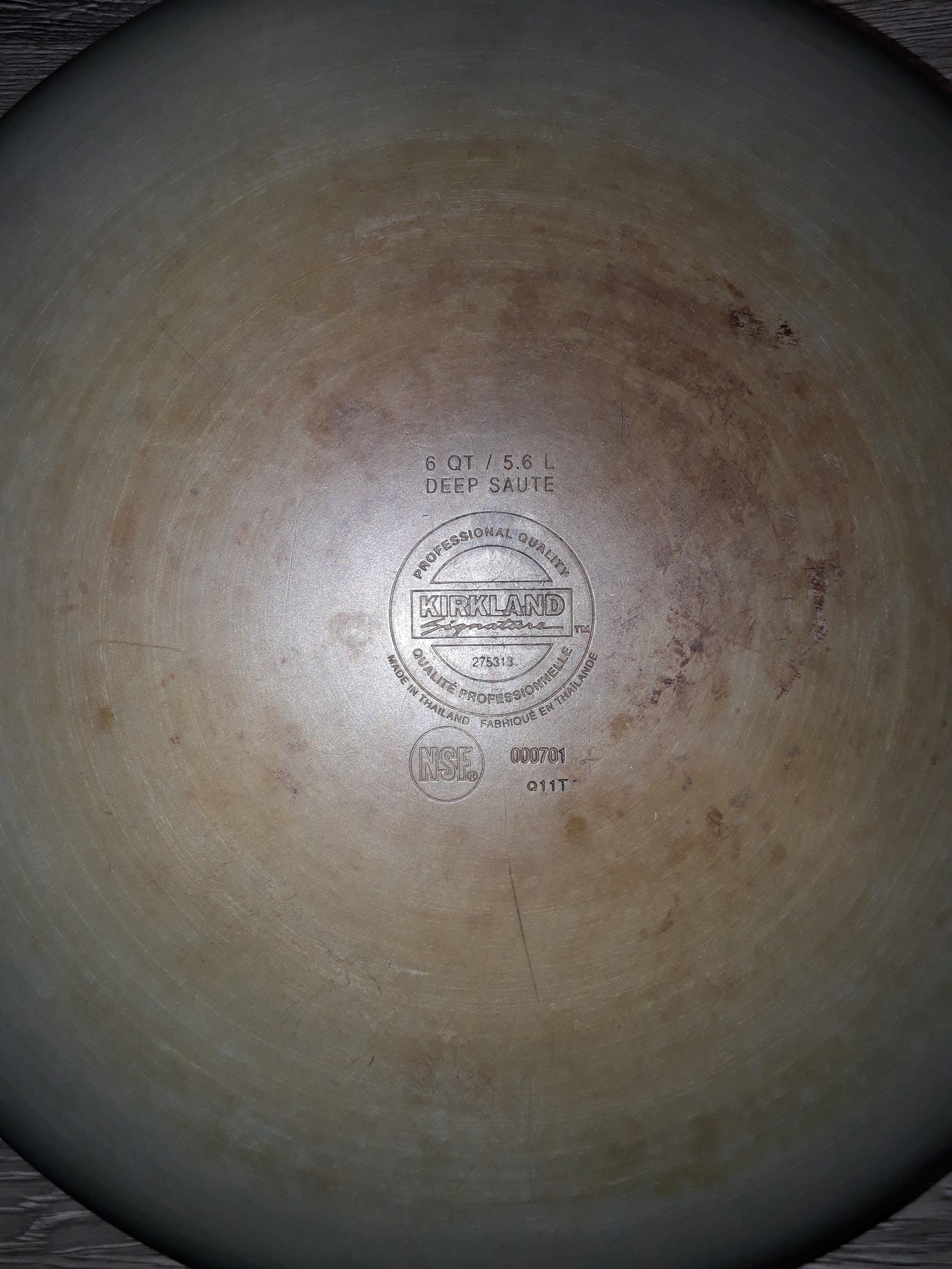 Kirkland Signature Deep Saute Pan with Lid - photo 3