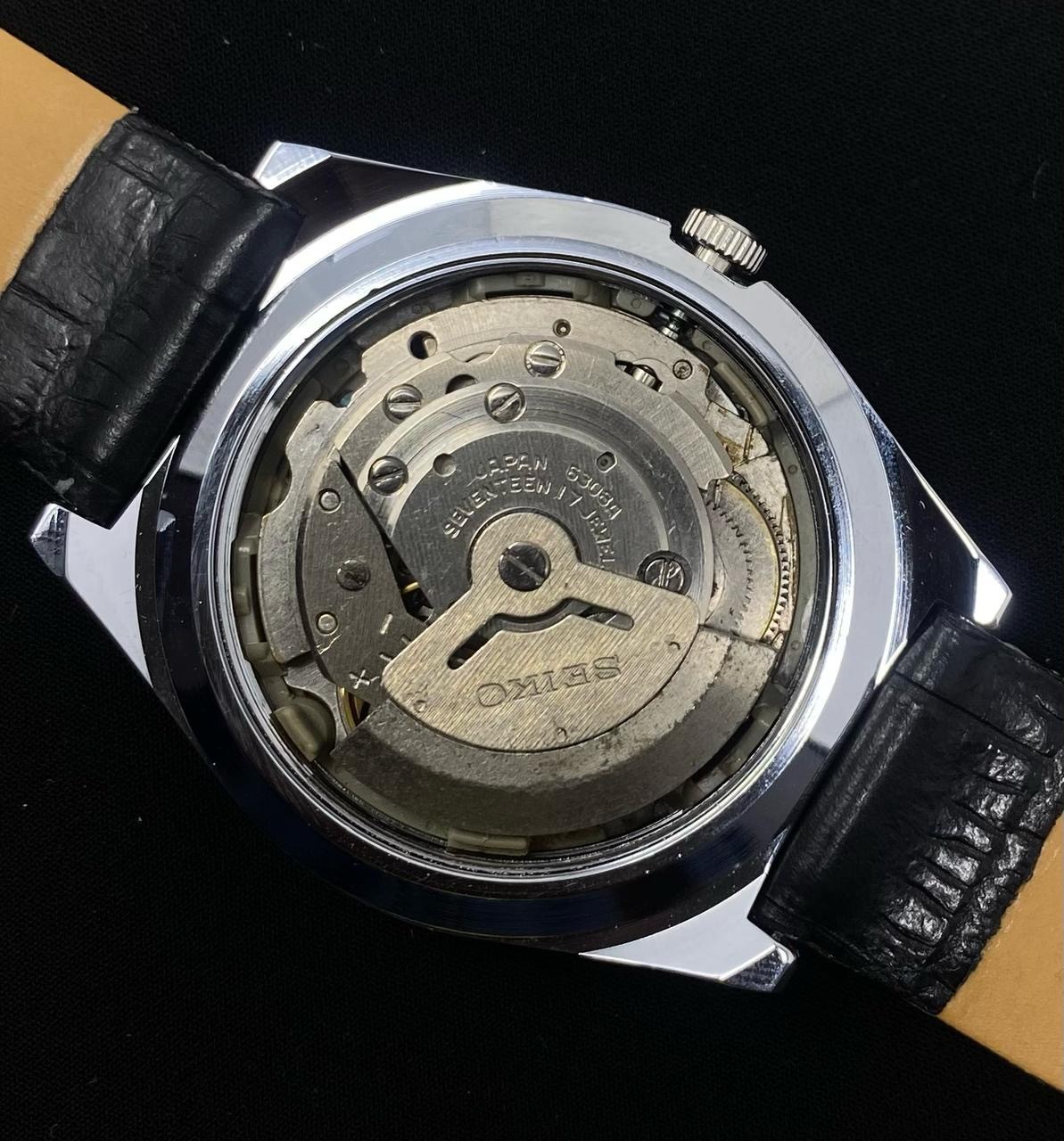 Vintage Seiko 5 Automatic 6309A Men's  Watch D&D- Japan Made - photo 4
