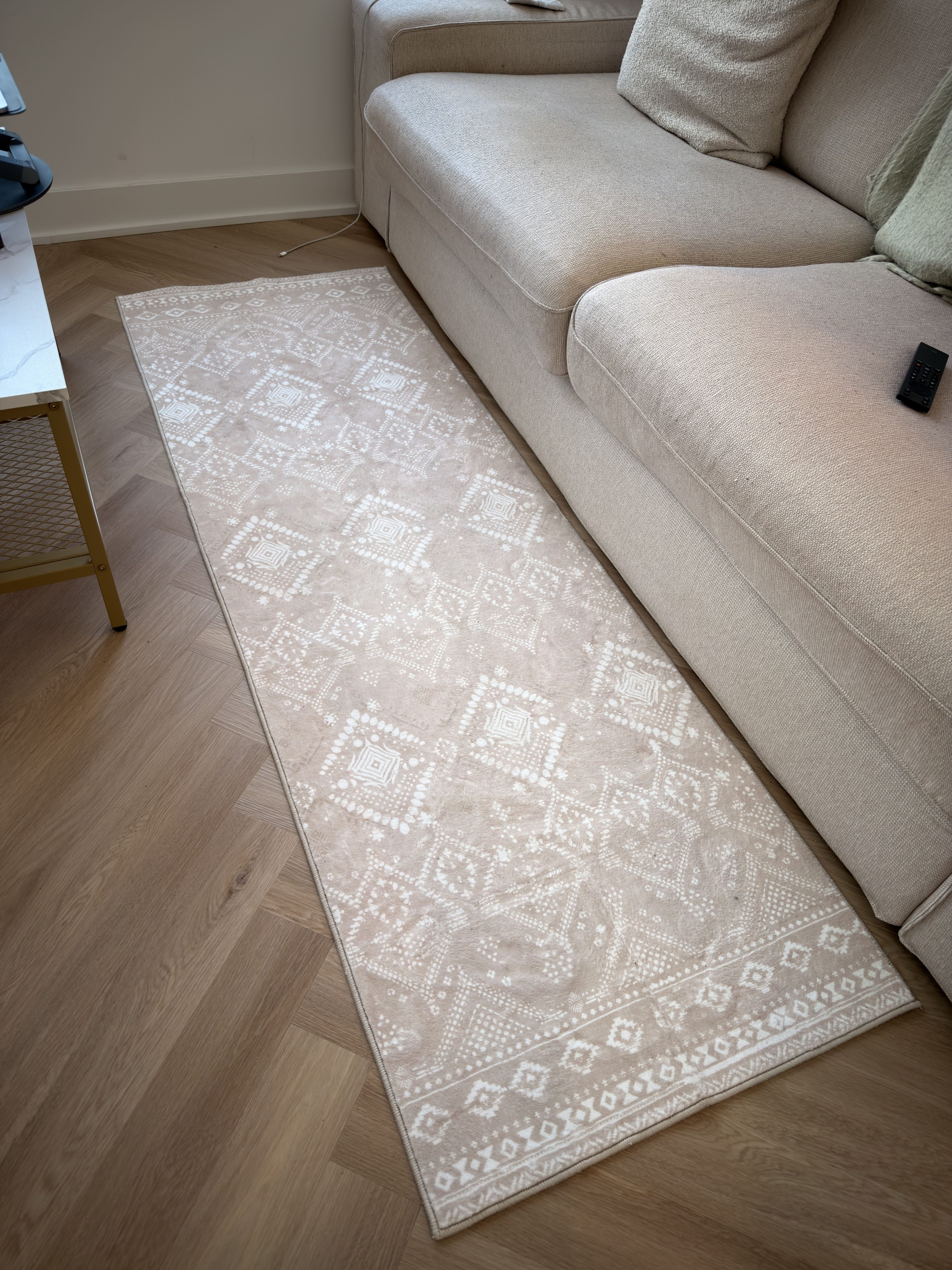 Boho Style Runner Rug/Carpet–Cappuccino Beige - photo 4