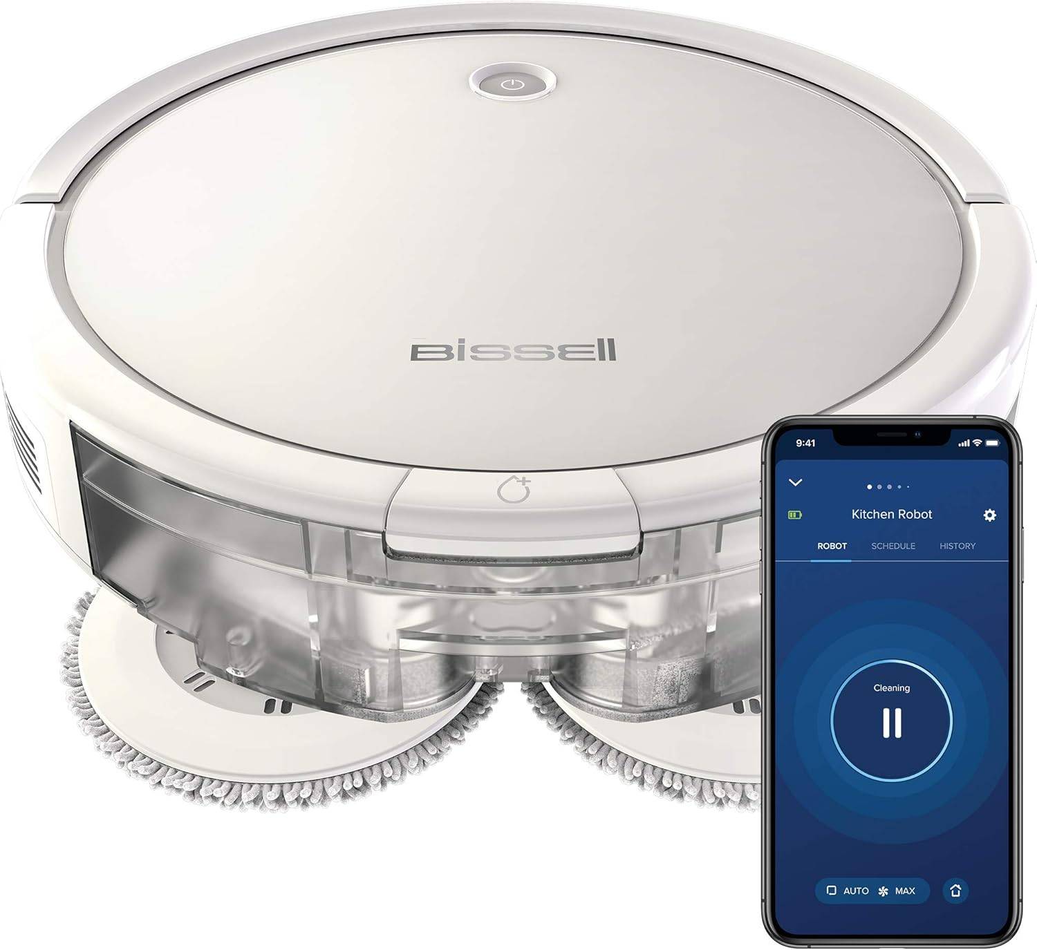 BISSELL SpinWave® Robot Vacuum & Mop – 2‑in‑1 - photo 2
