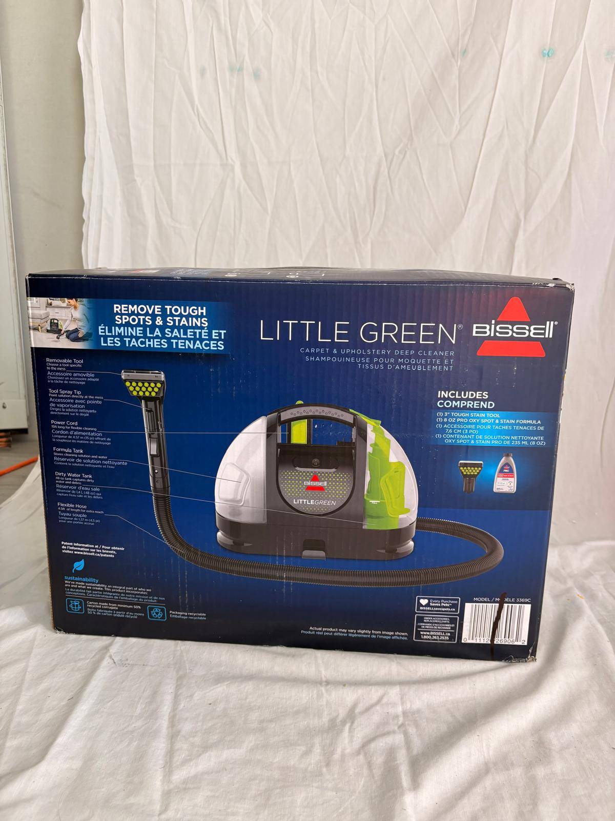 BISSELL Little Green Portable Carpet Cleaner - photo 2