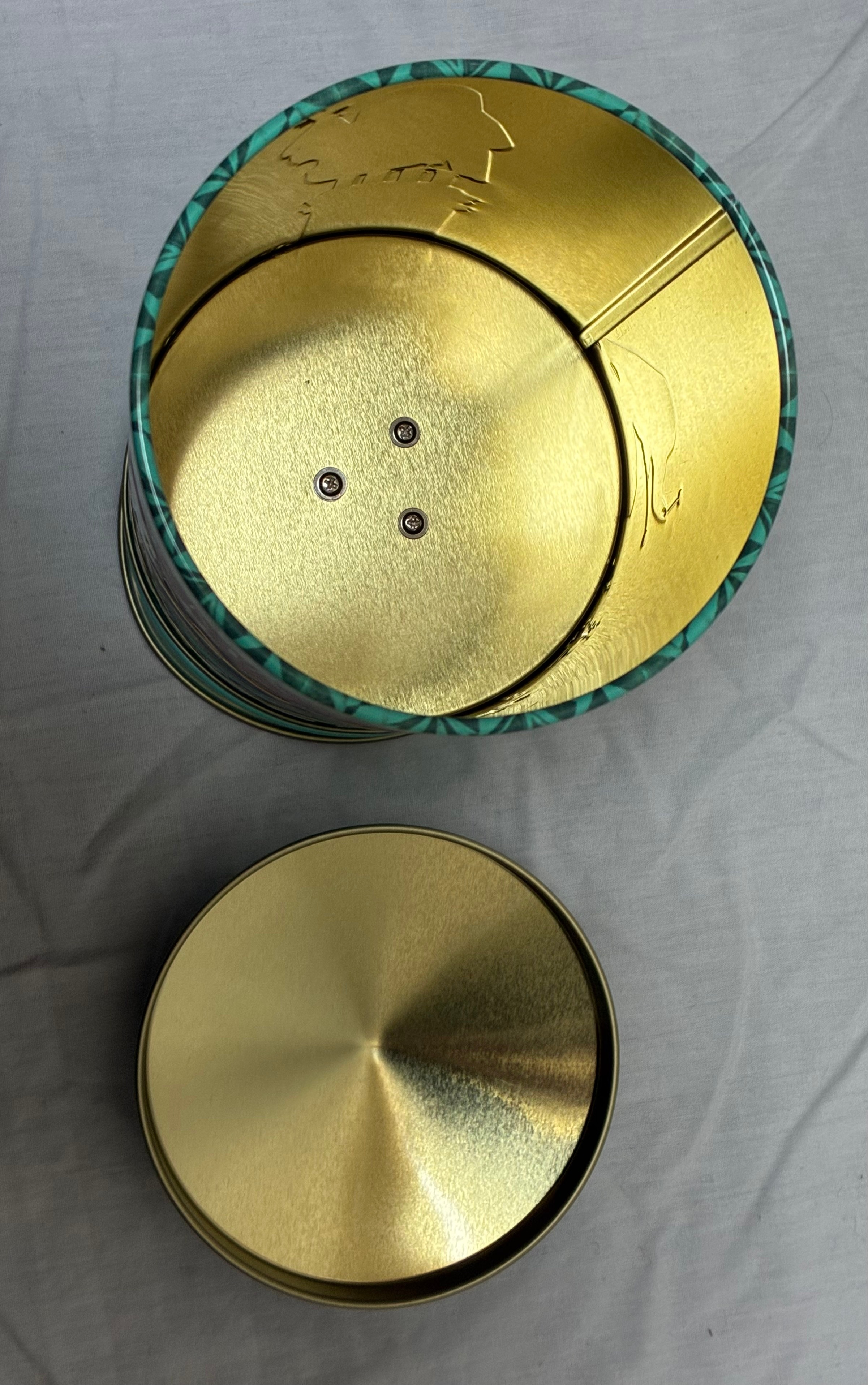 Fortnum and Mason Merry Christmas Empty Musical Tin - photo 3
