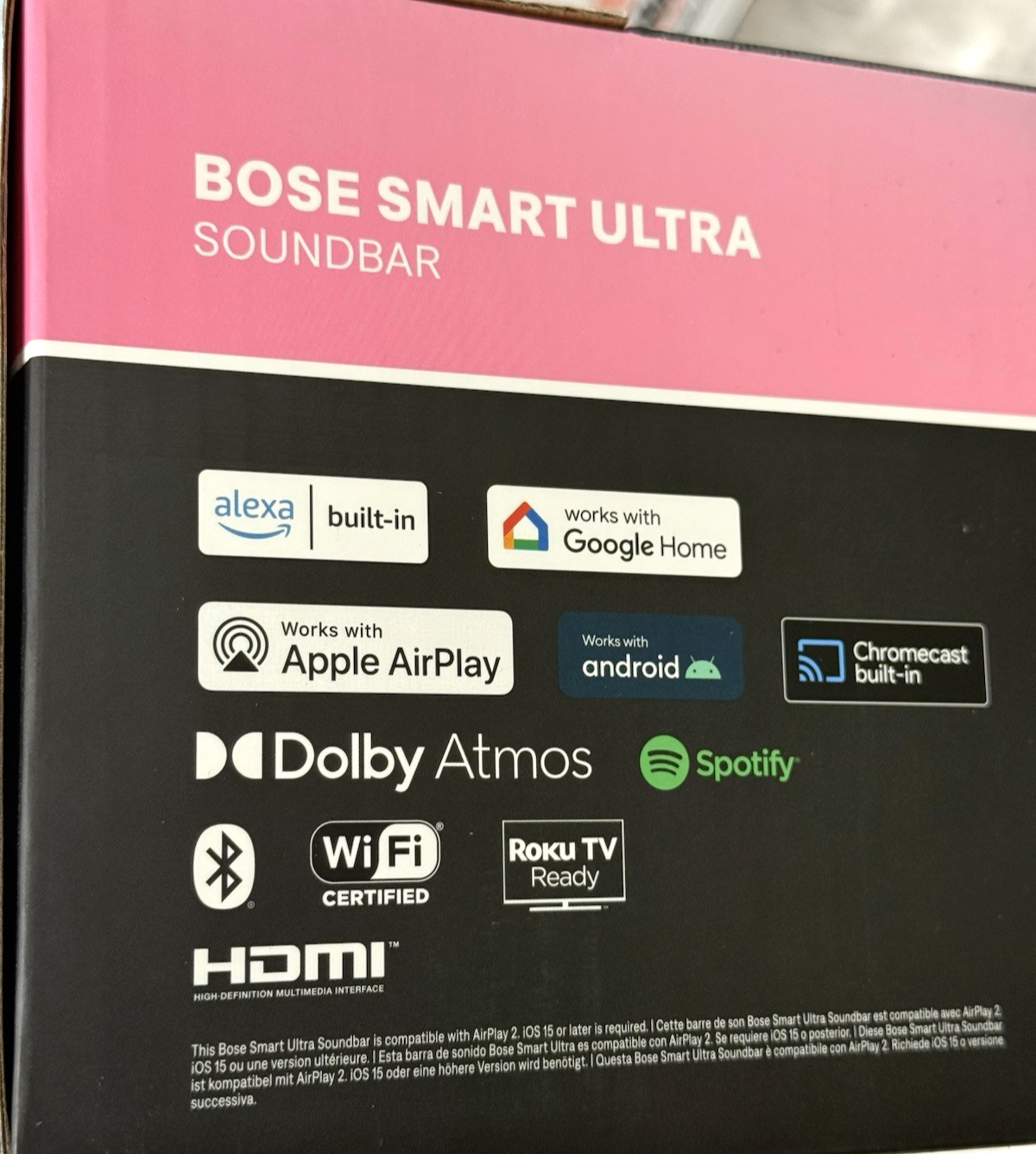 Bose Smart Ultra Soundbar - Black - photo 4