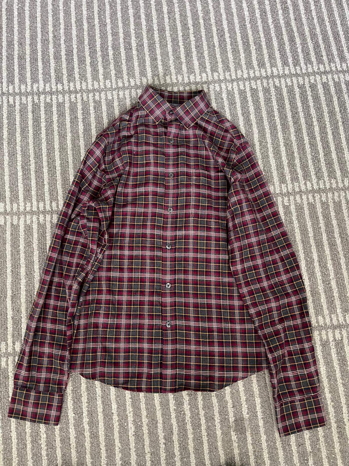Van Heusen Men's Plaid Slim Fit Dress Shirt S/P 14-14 1/2