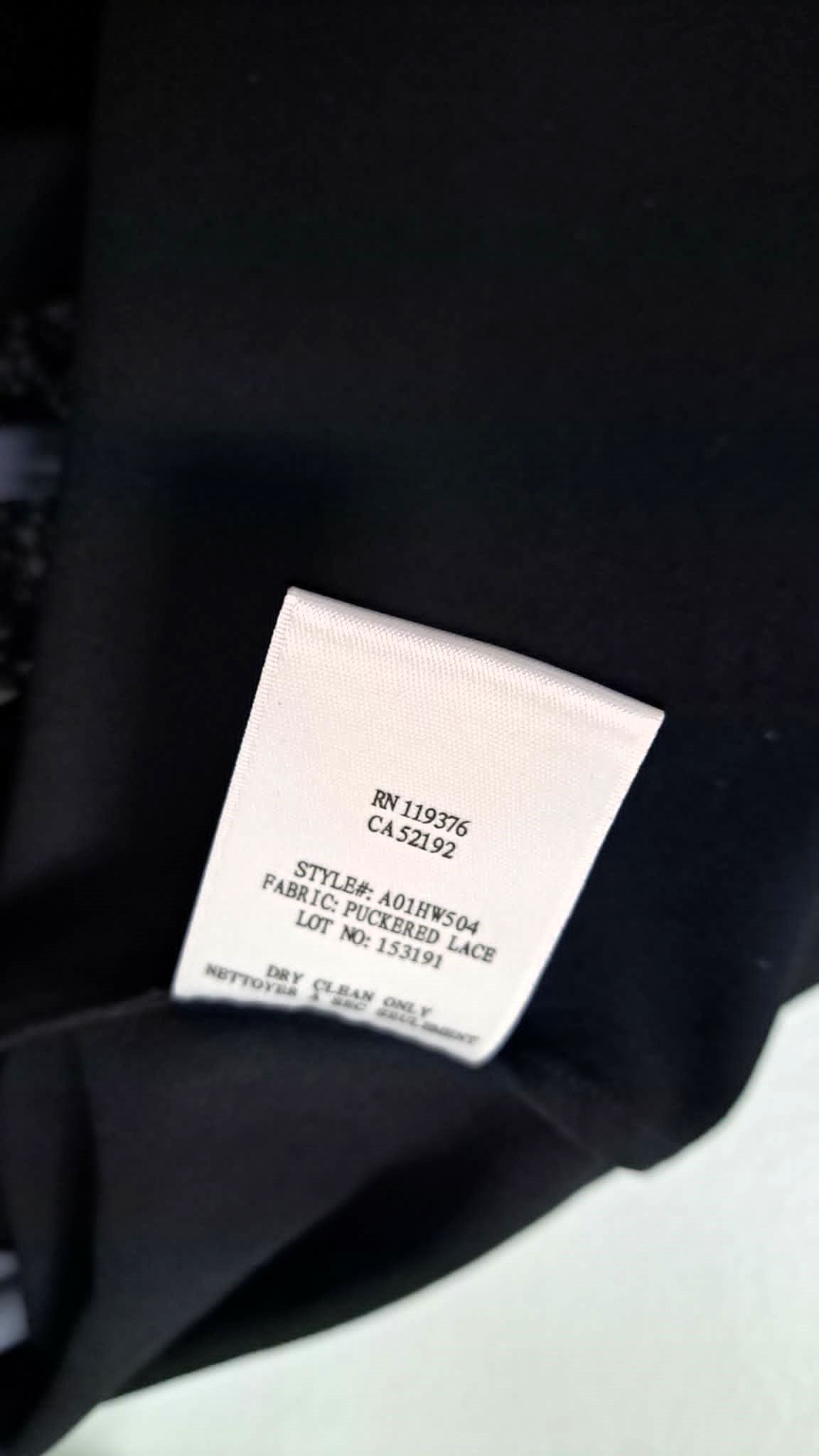 Helmut Lang Puckered Lace Back Blouse A01HW504 Like New - photo 4