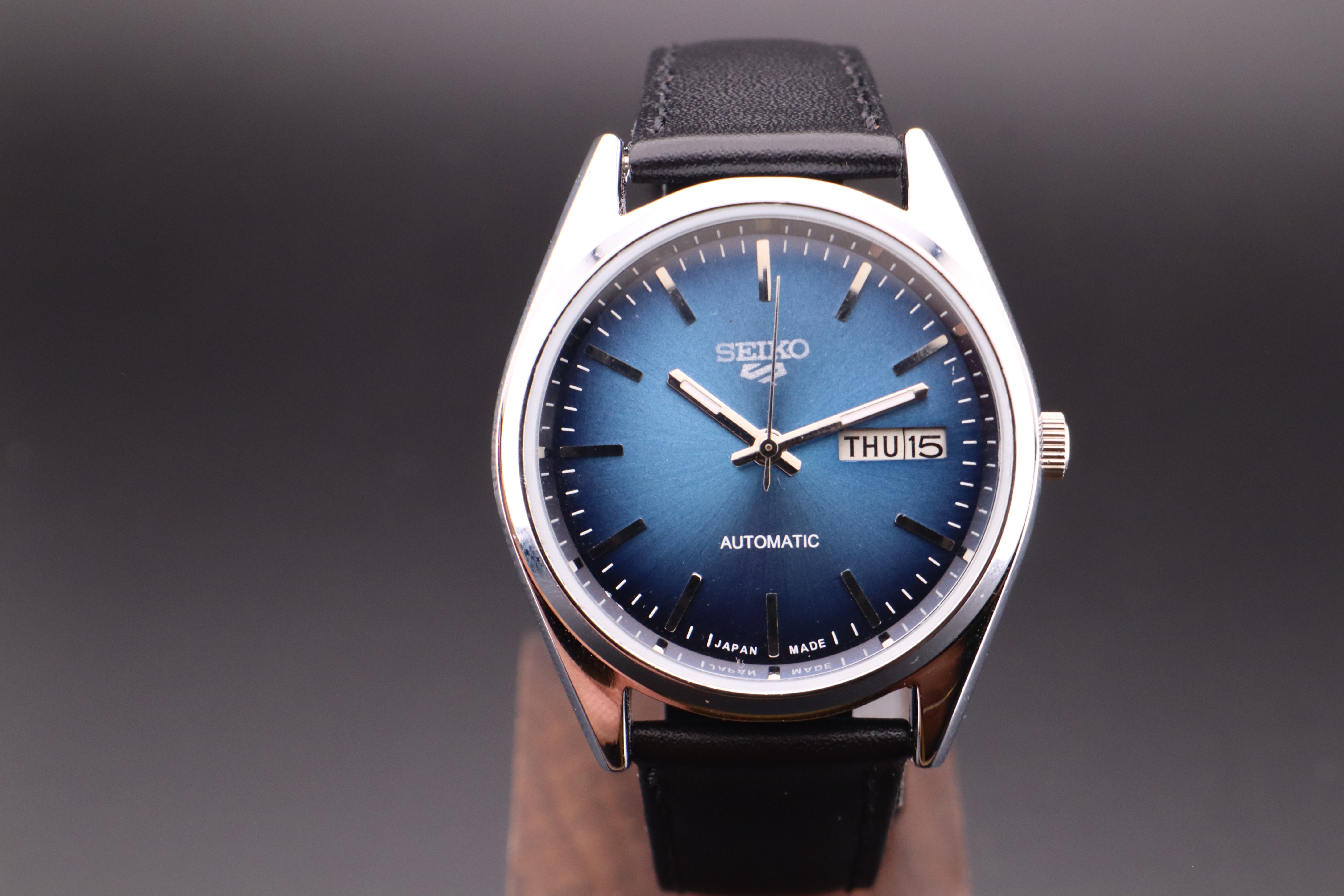 Vintage Seiko 5 Automatic 6309A Men's  Watch D&D- Japan Made - photo 2