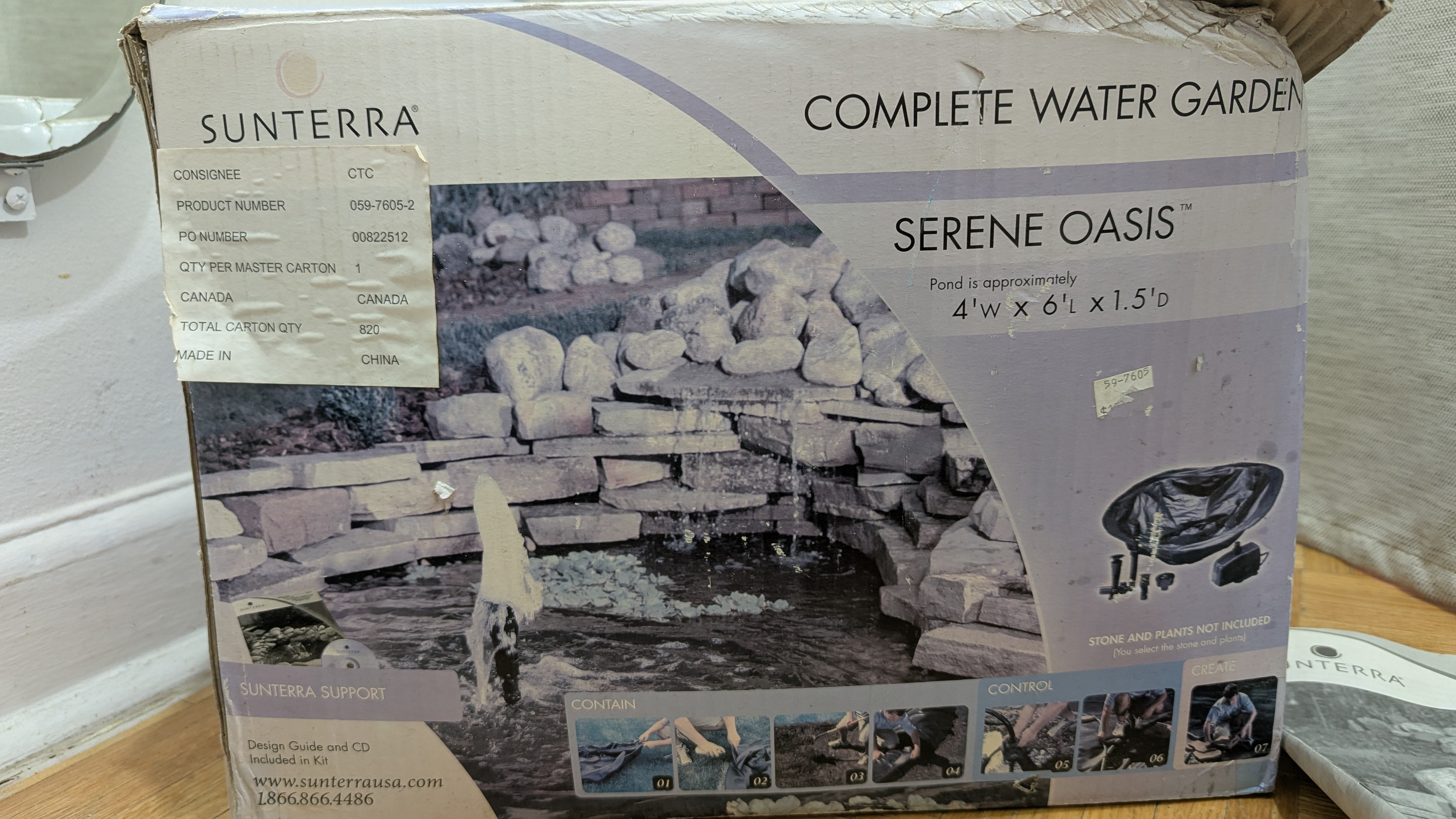 NEW Complete water garden kit for creating a backyard pond. - photo 2