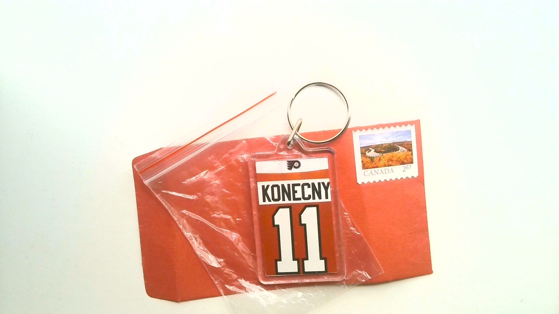 KONECNY ( JERSEY KEY CHAIN ) FREE SHIPPING