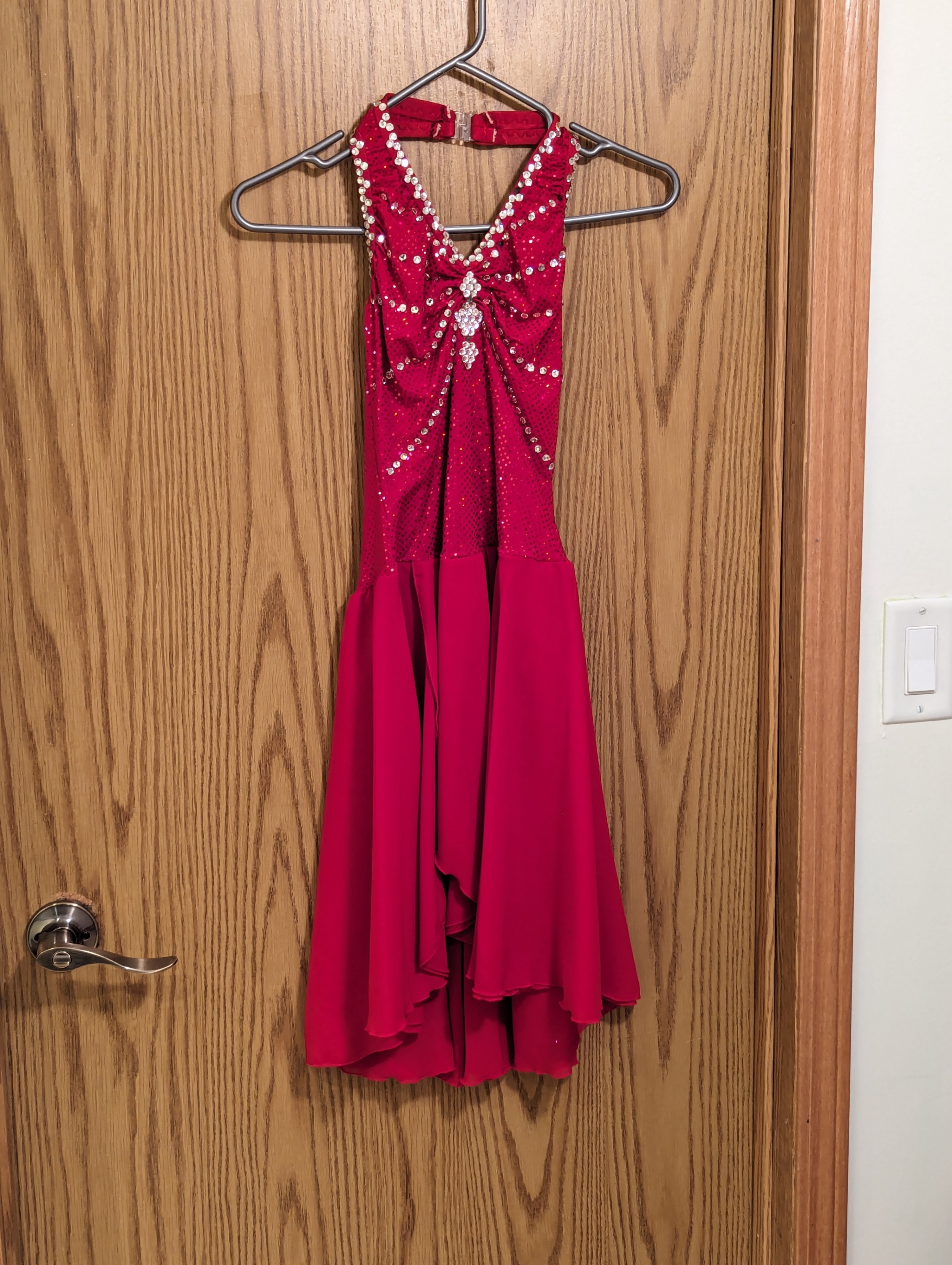 Ladies figure skating costume or dance costume dress size medium - photo 4