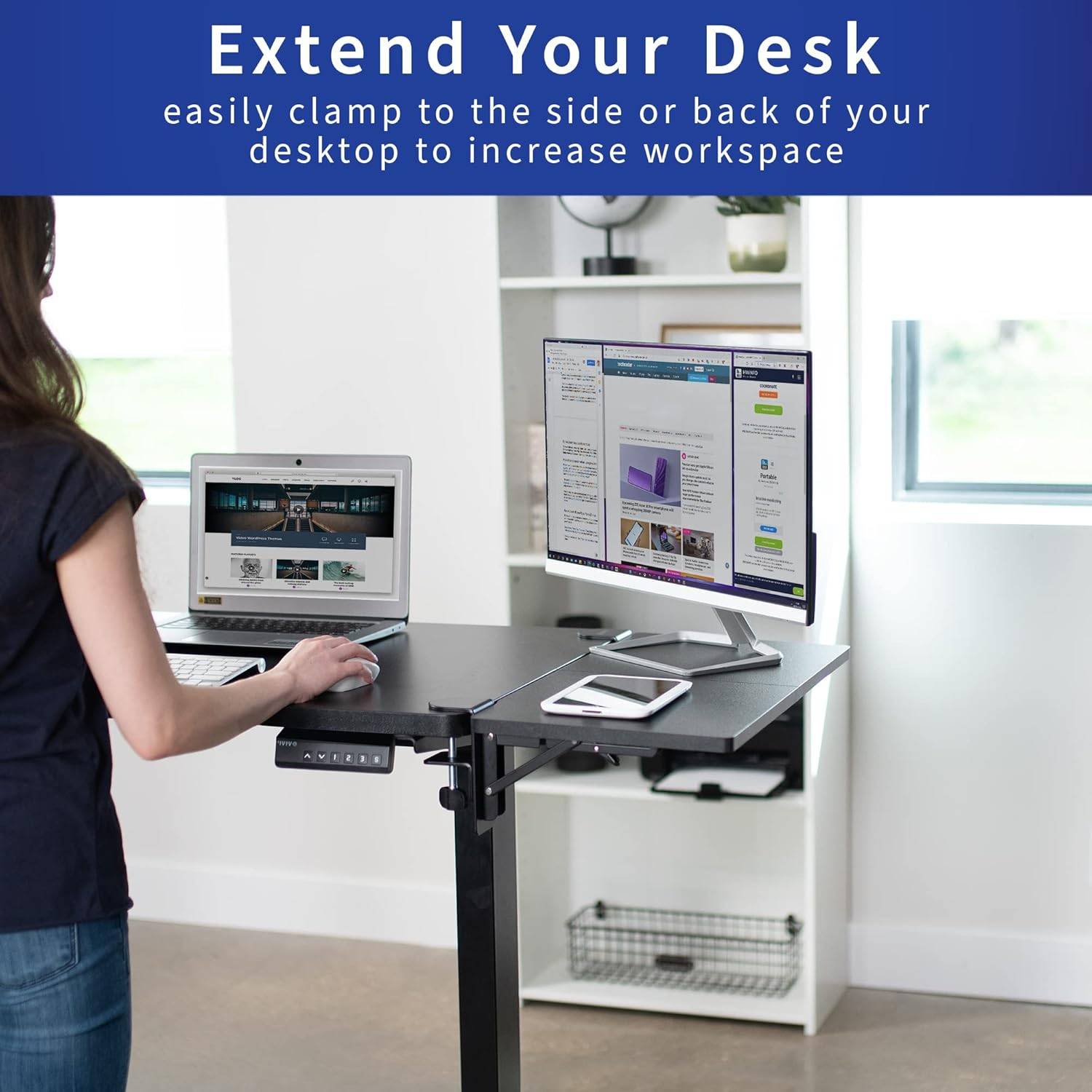 New  VIVO Clamp-on Desk Extender