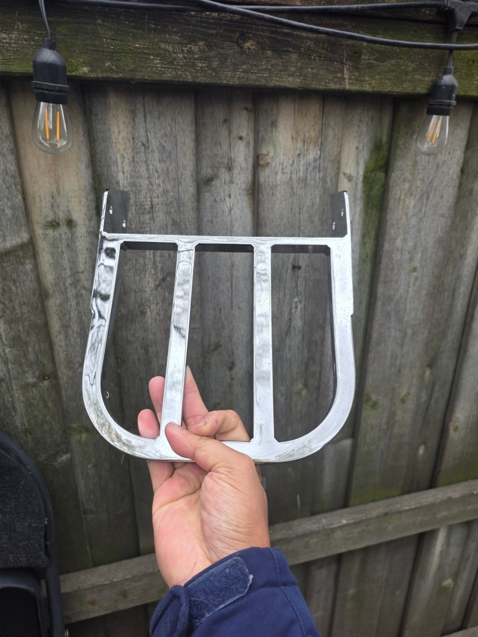 Chrome Motorcycle / ebike Rack - photo 4