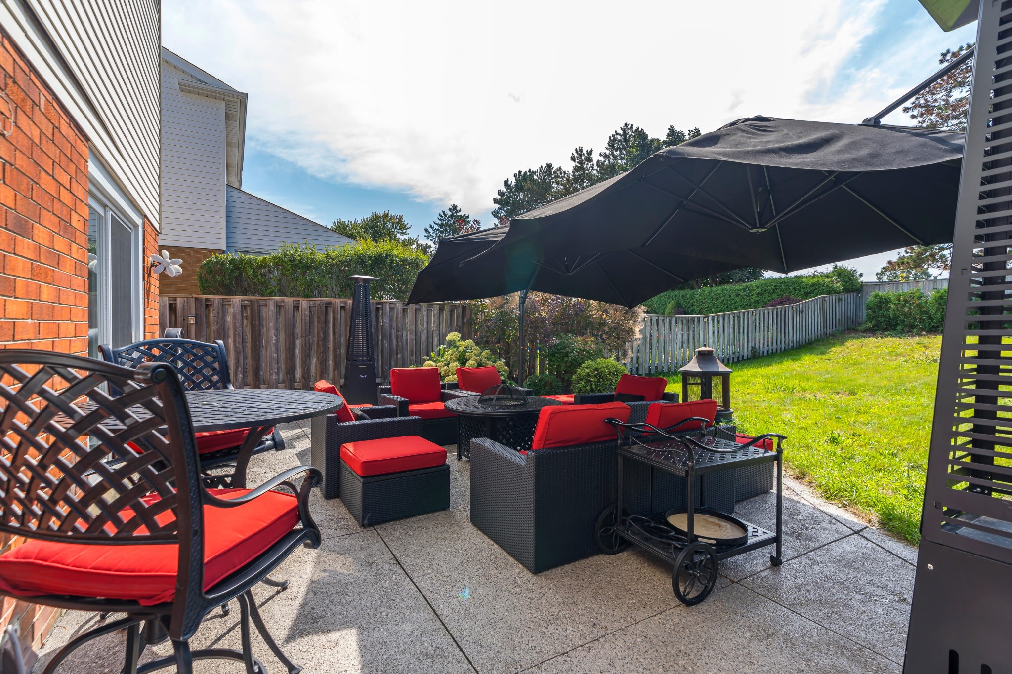 DOT “Cameron” 11‑Pc Patio Set + 48" Fire Table - photo 2