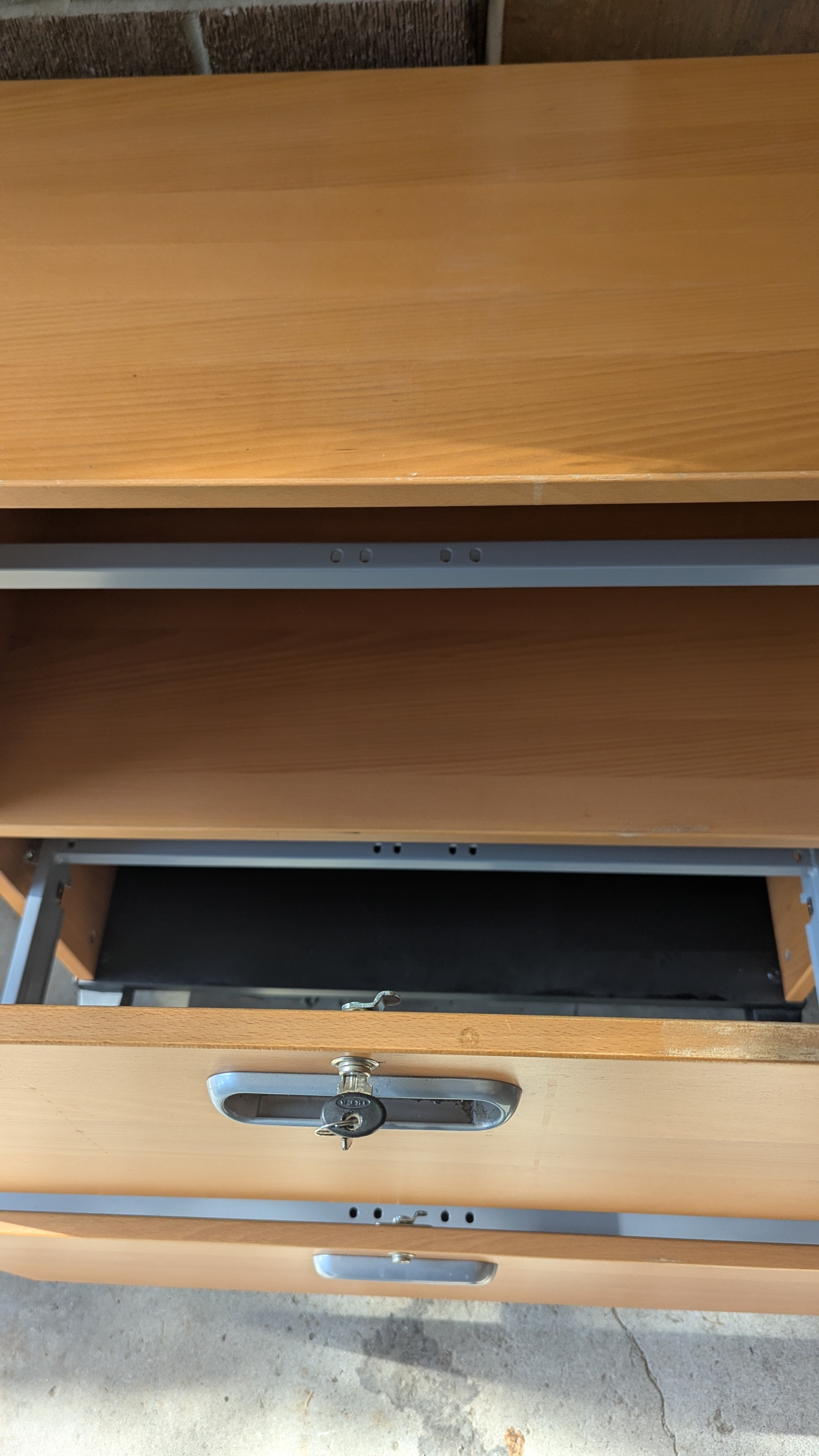 2-Drawer Wooden Filing Cabinet - photo 3