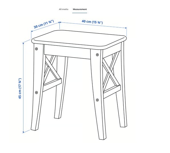 Set of 2 Ikea stools - photo 2