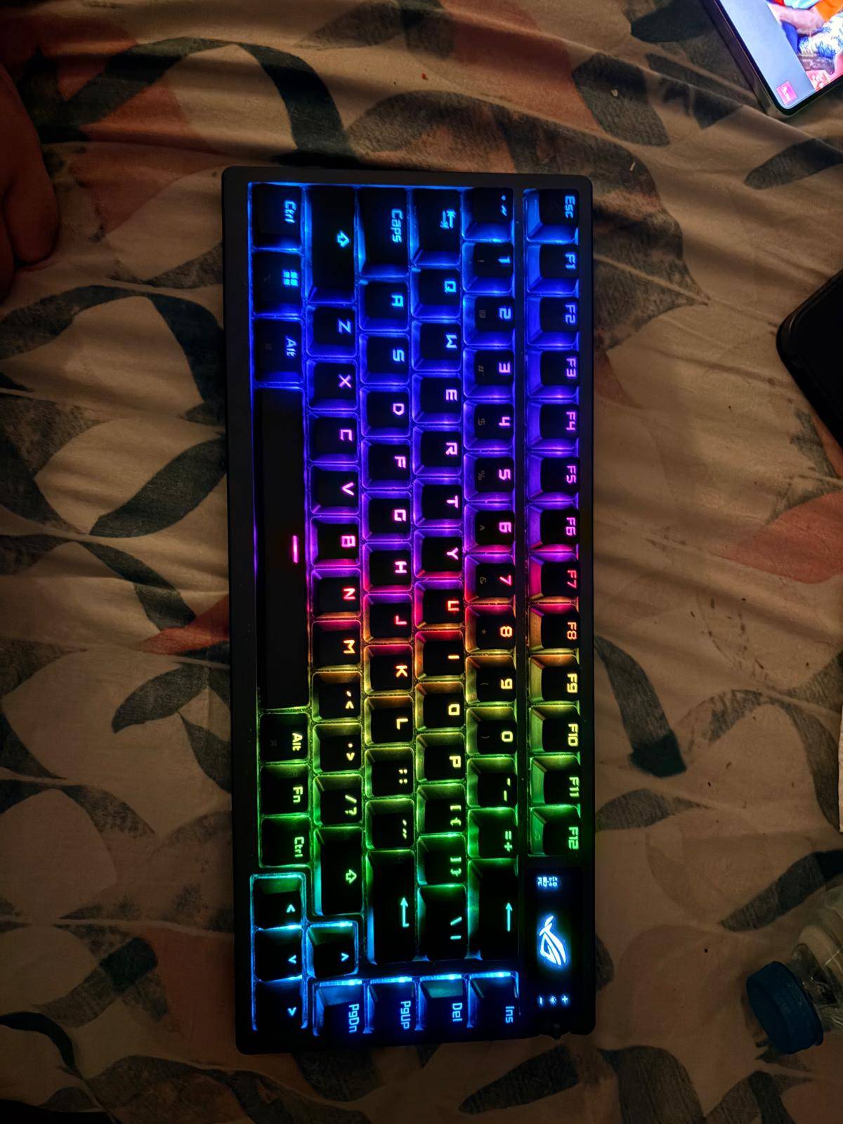 ASUS ROG Azoth 75 Wireless Keyboard – NX Blue | OLED | RGB | - photo 2