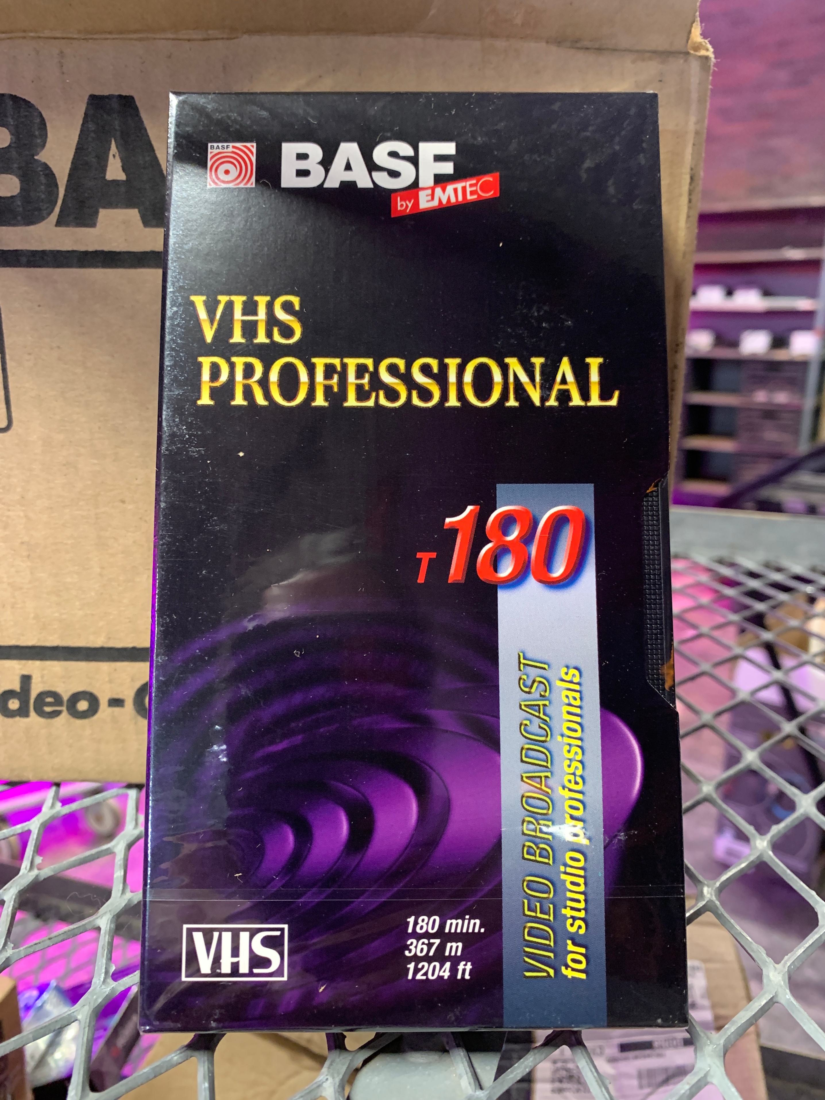 BASF T180 Professional Grade Blank VHS Cassette Tapes - photo 2