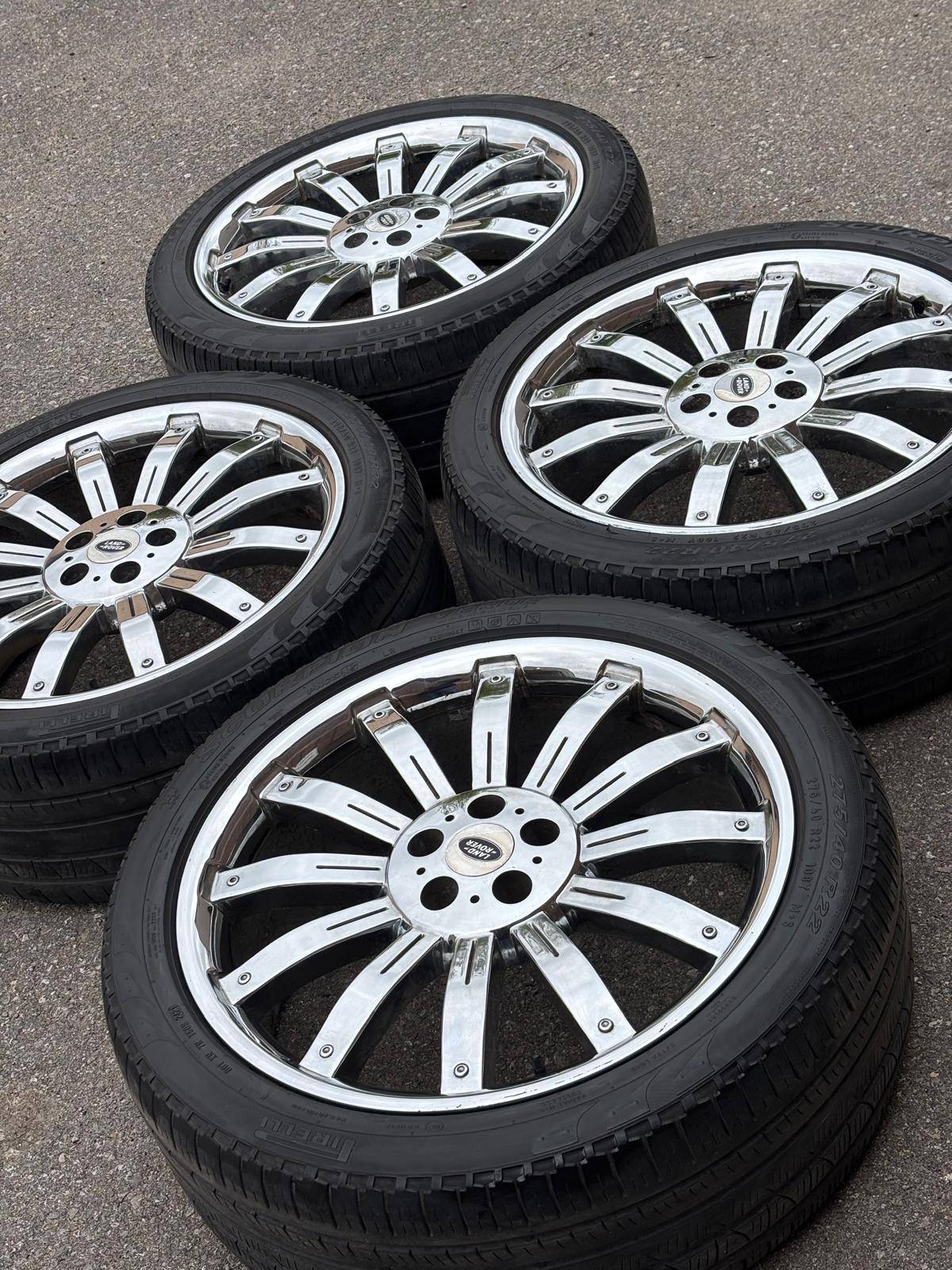 22”OverFinch reps(5x120)+275/40/R22 Pirelli– RangeRover/Discover - photo 3
