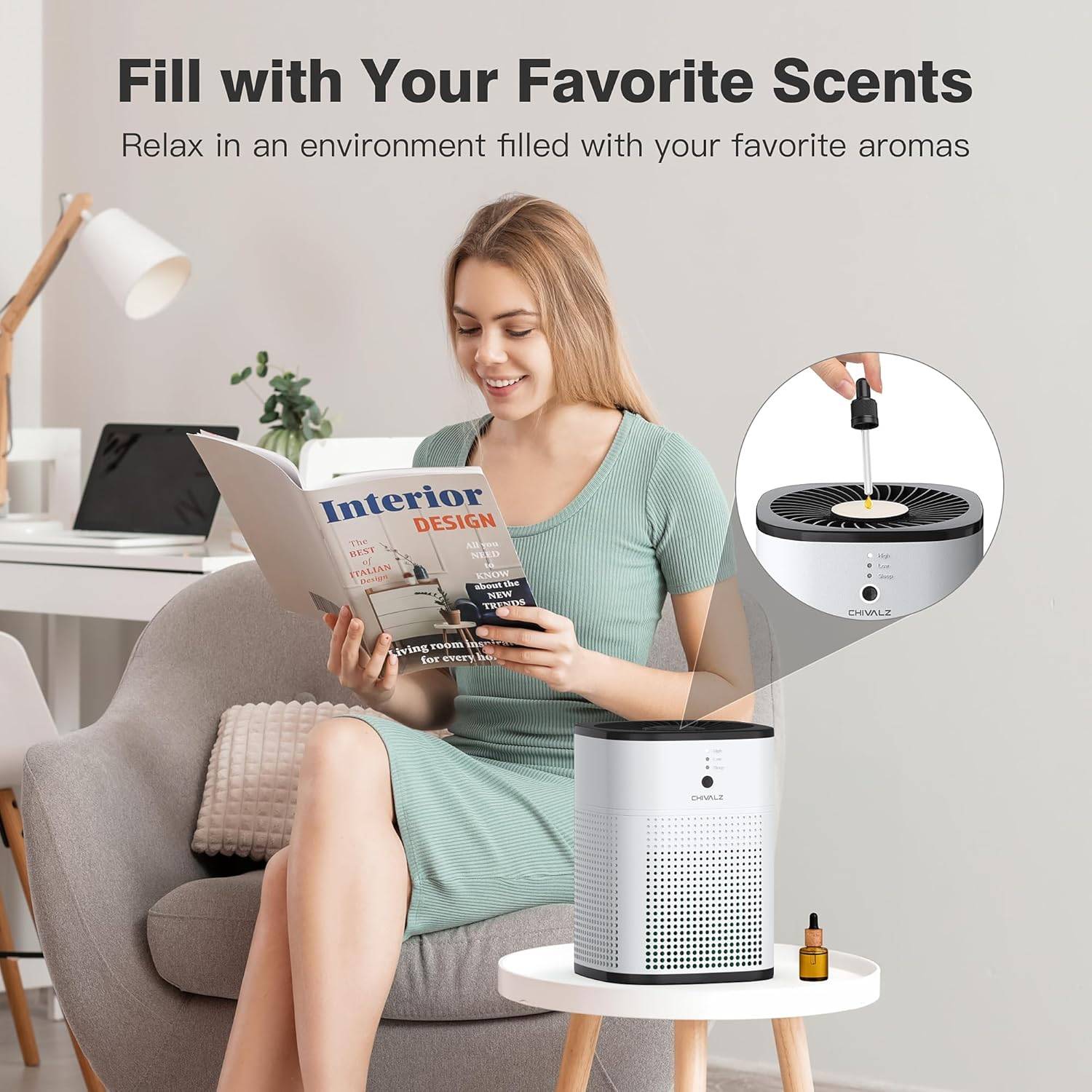 Chivalz Air Purifier - White - photo 2