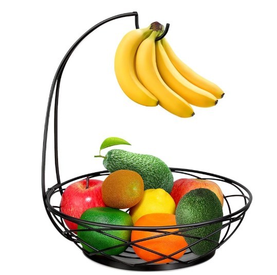 Fruit Bowl with Banana Hanger