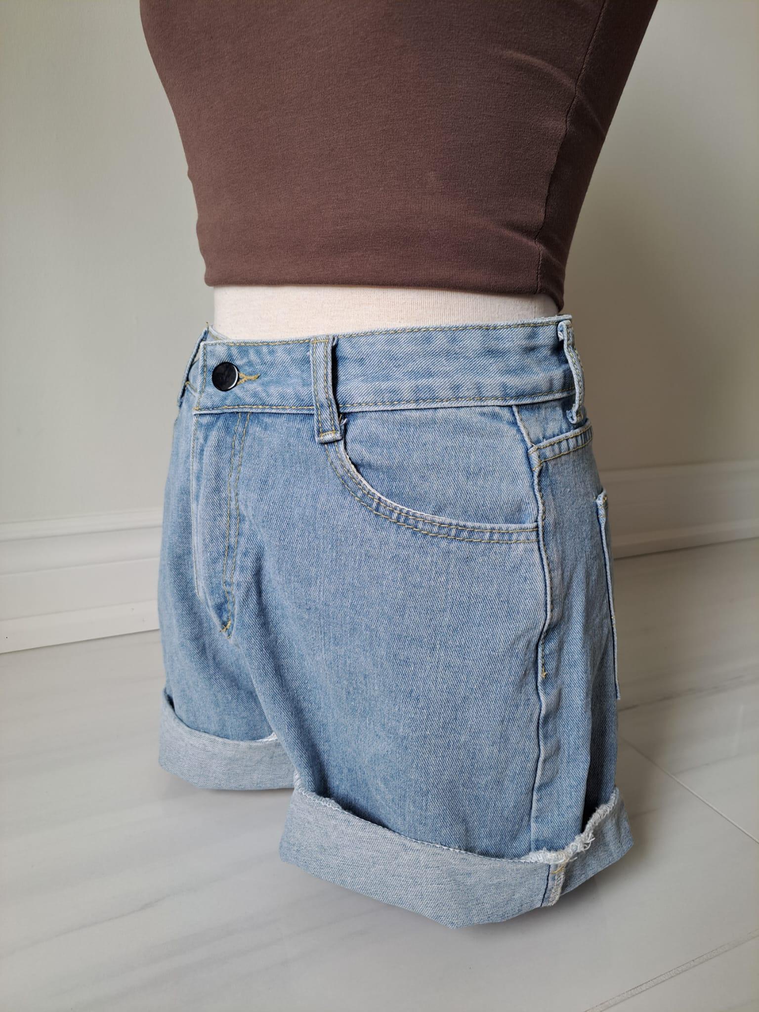 ☀️ Light Wash High Waisted Denim Shorts - photo 3