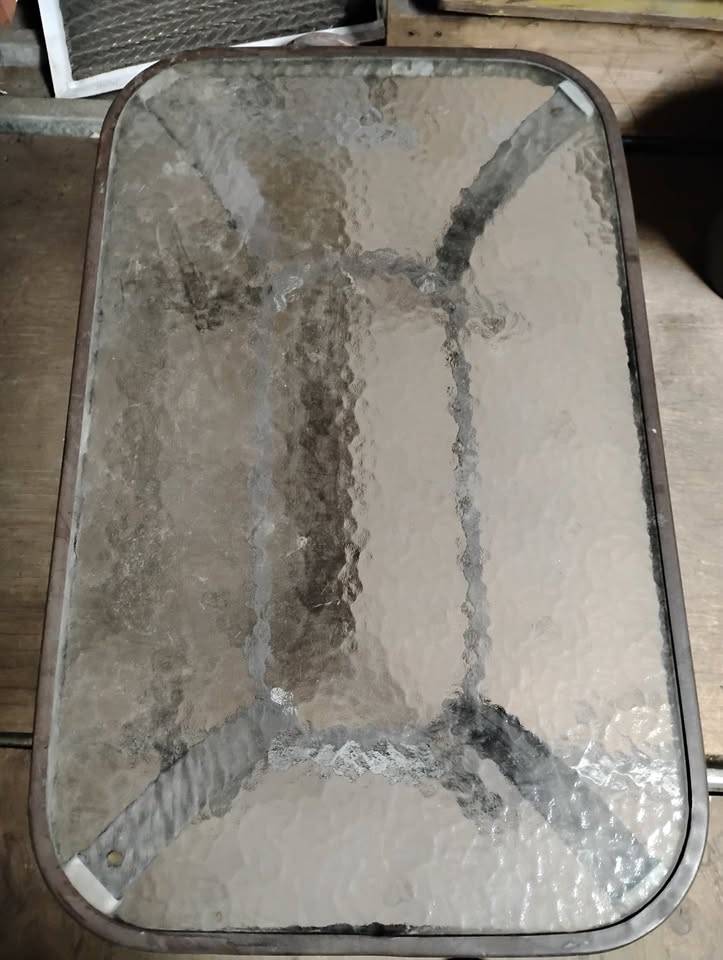 Glass topped coffee/patio table