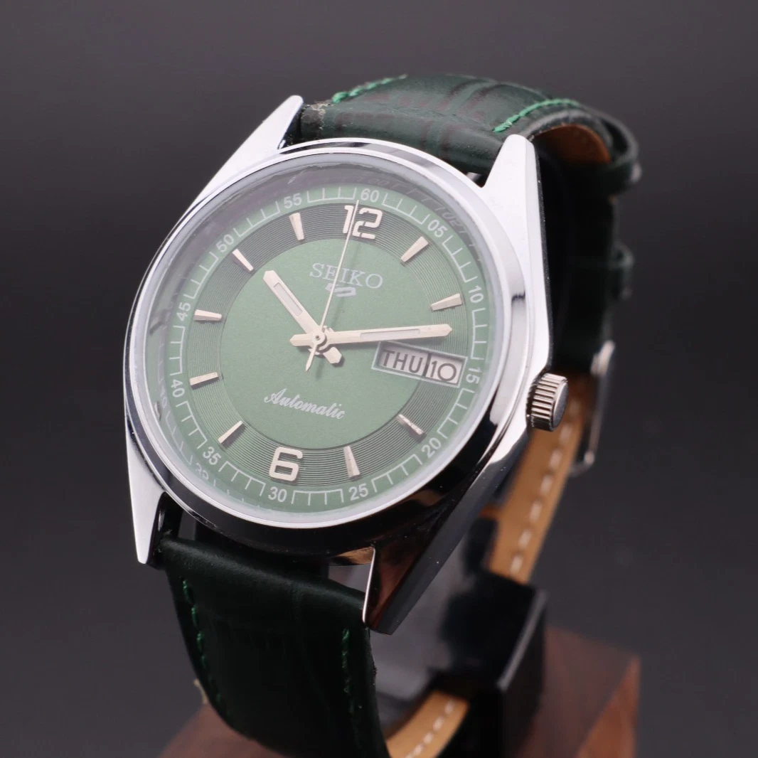 Vintage Seiko 5 Automatic 6309A Men's  Watch D&D- Japan Made - photo 3