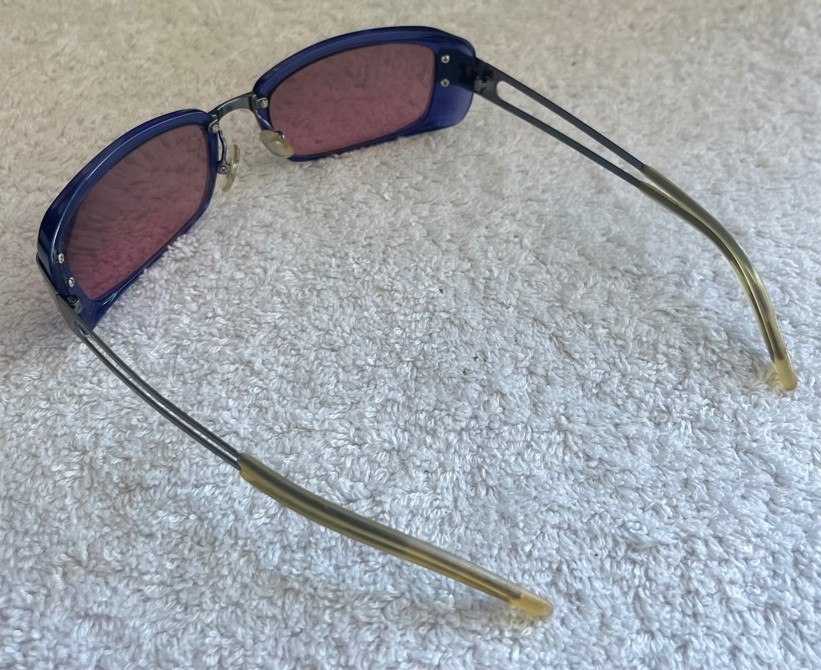 Vintage HIERO Japan Titanium Blue Frames (Mod 233) - photo 3