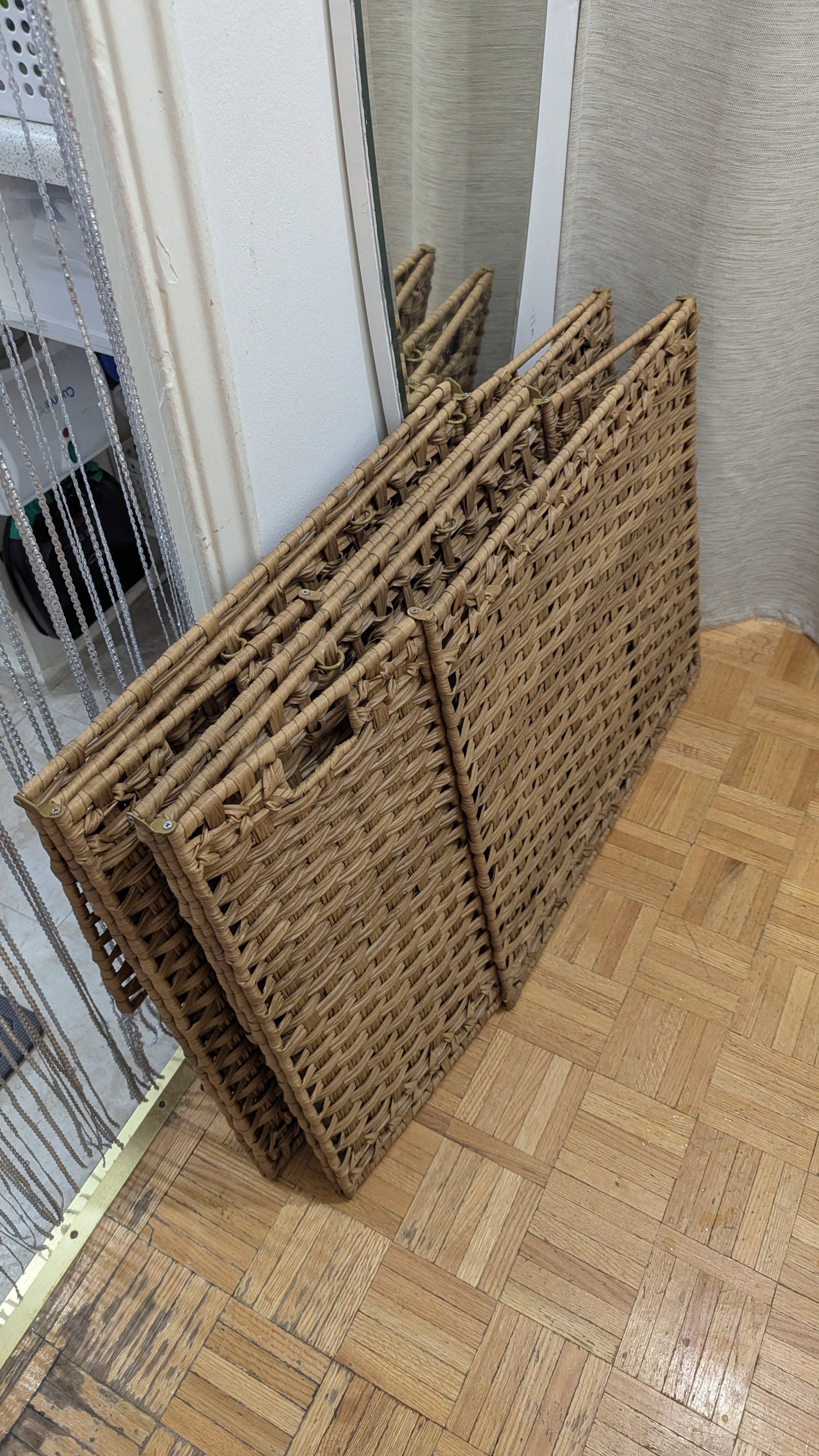 HUGE Wicker Laundry Basket Storage Organizer Laundry Hamper 132 - photo 4
