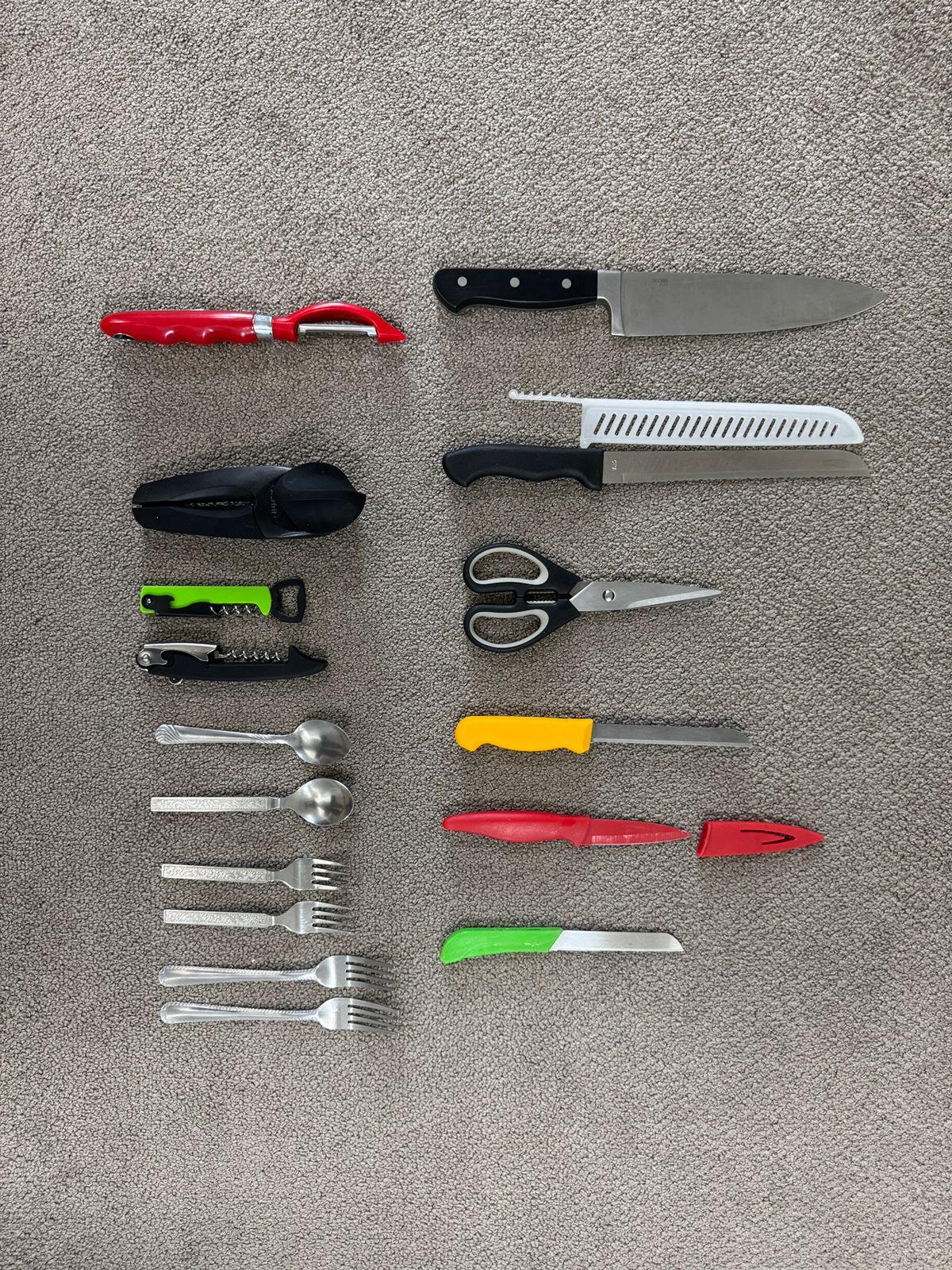Kitchen Knife and Utensil Set