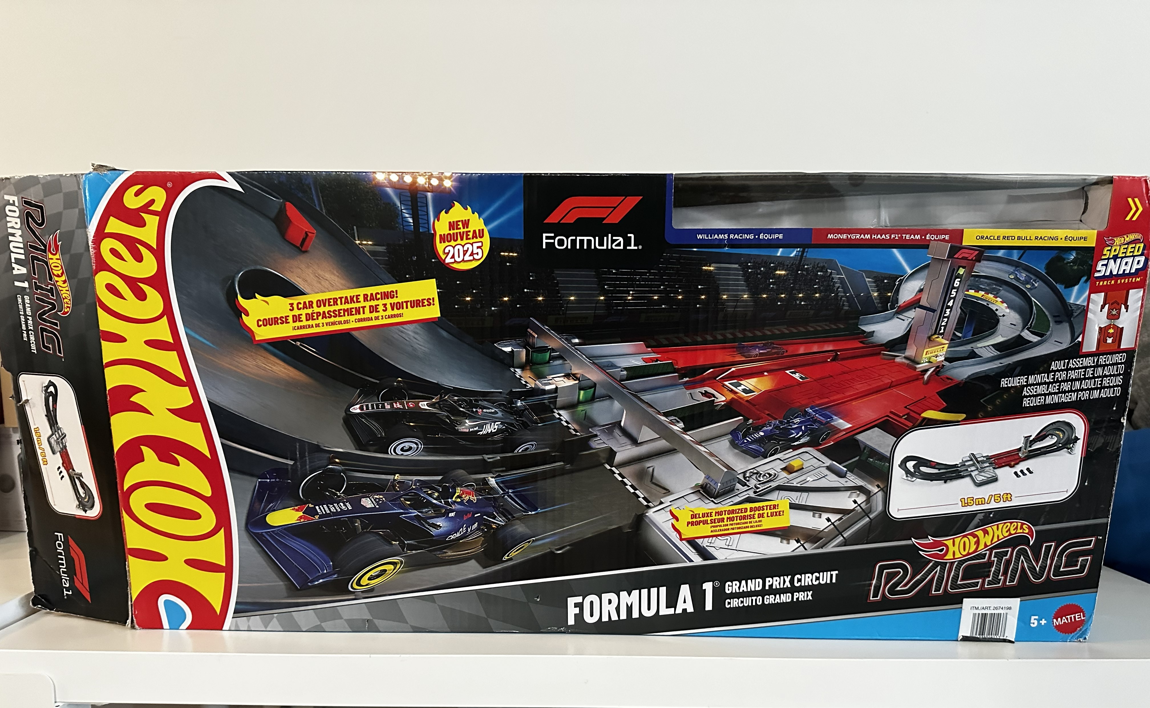 Hot Wheels Formula 1 Grand Prix Circuit Race Track Set