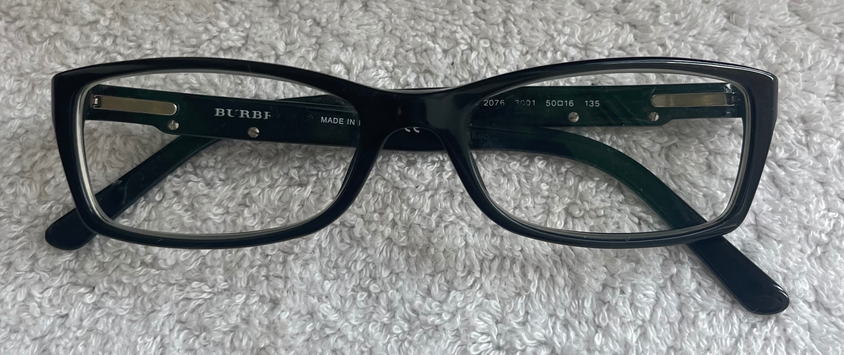 Vintage Burberry Black Designer Eyeglass Frames (B 2076) - photo 2