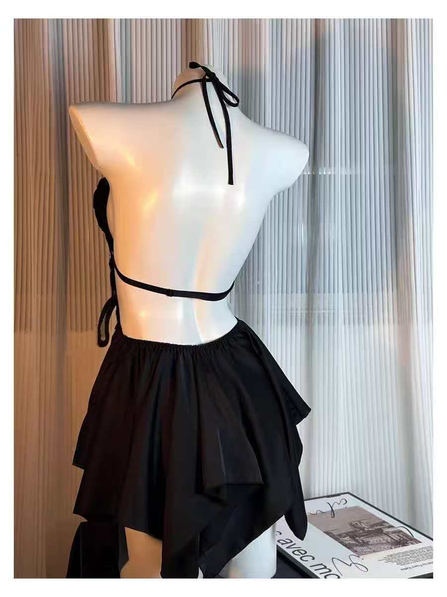 Black Butterfly Cut-out Dress - photo 2