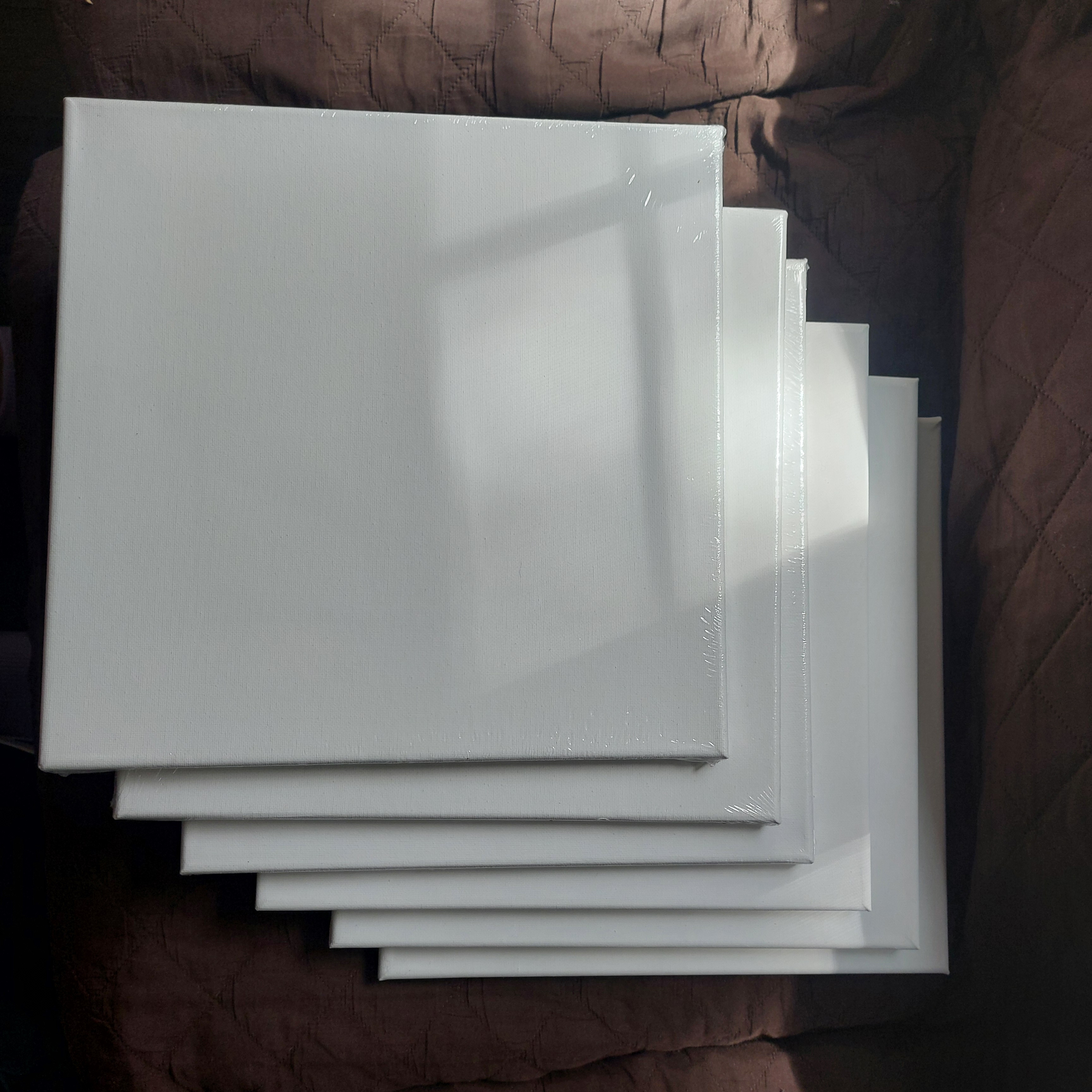 12 Blank Canvases for Oil and Acrylic Paints Multiple Sizes - photo 2