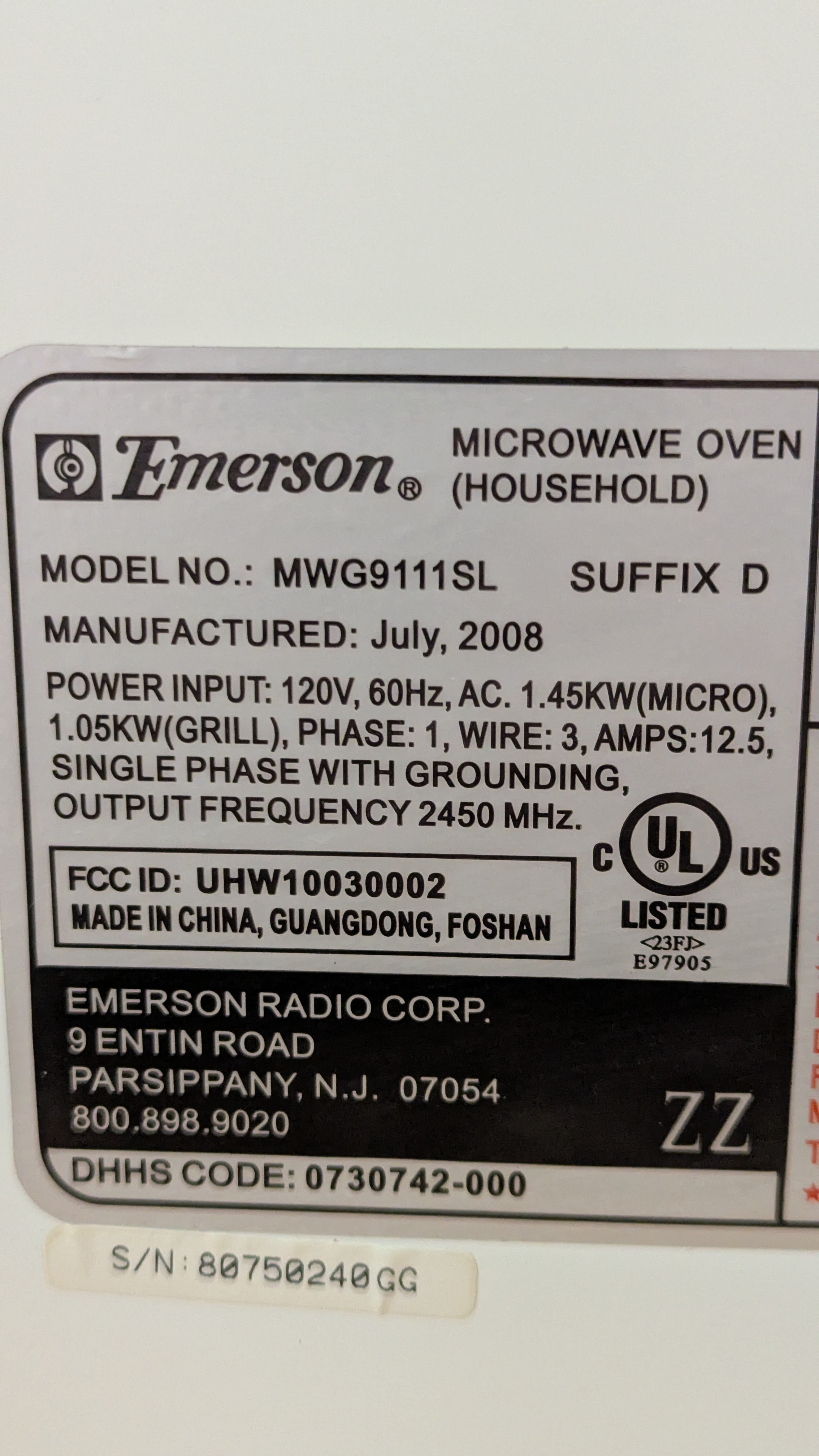 2 in 1 Microwave Oven and Grill 1400W Countertop Oven MWG9111 - photo 4