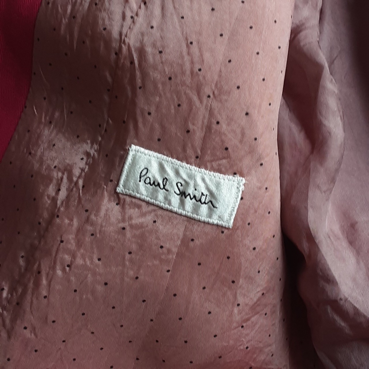 Paul Smith men's Pink Linen Blend Blazer - photo 2