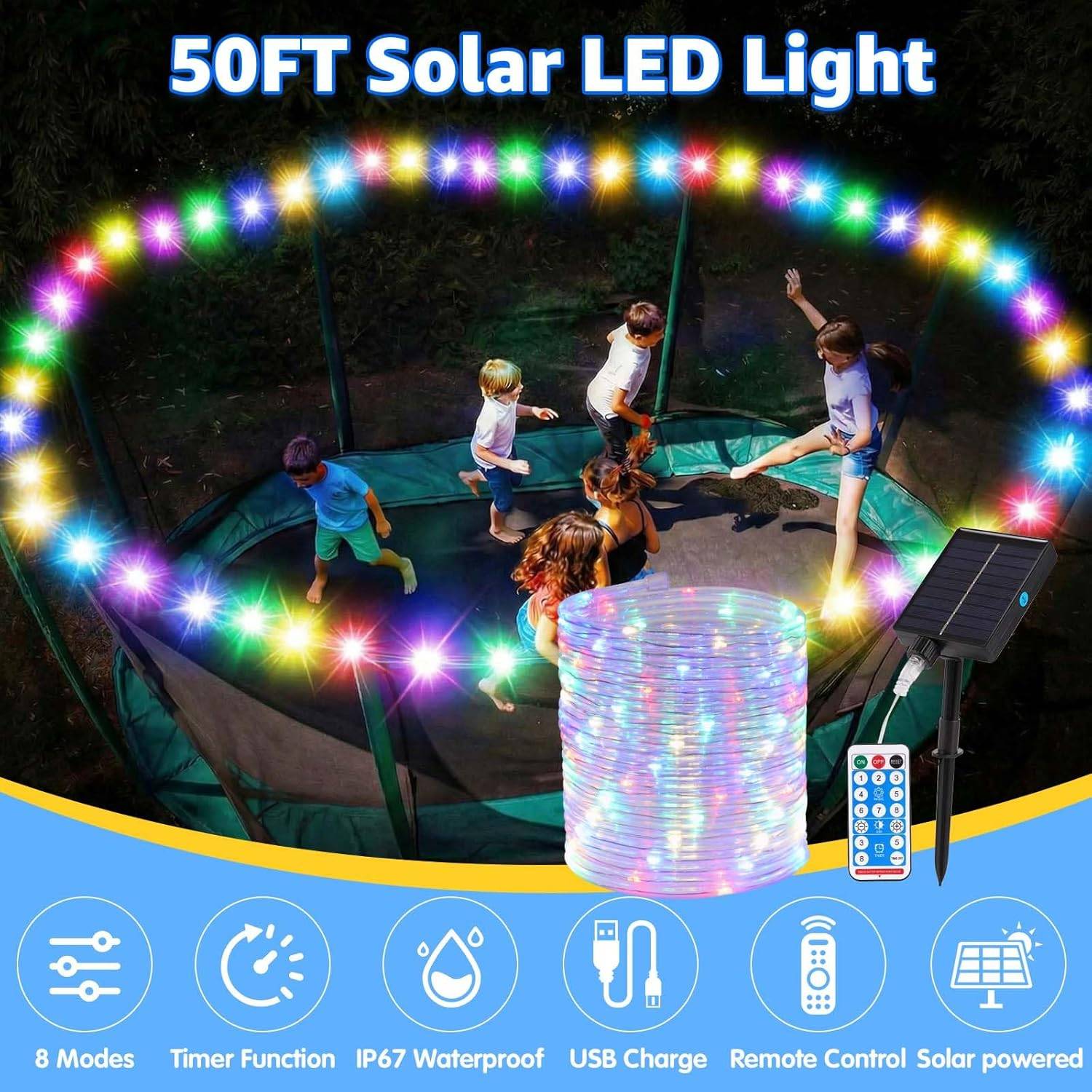 3-in-1 Trampoline Accessories Kit: 360°Rotating Water Sprinkler - photo 4