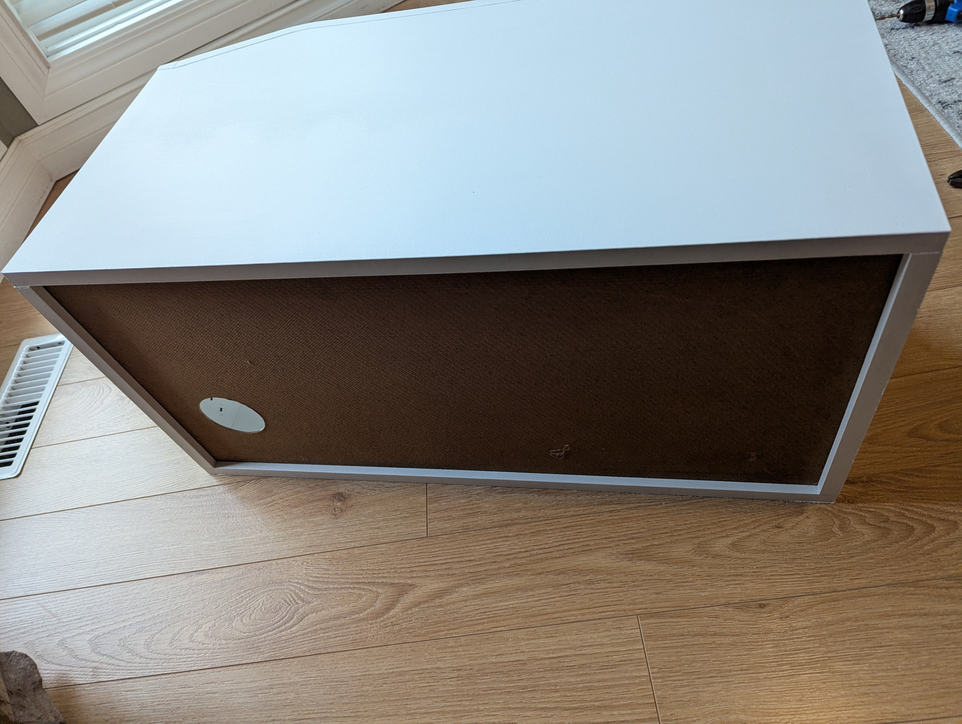 Small White Shelf TV Stand etc W30"XH15"XD16 1/2" - photo 3