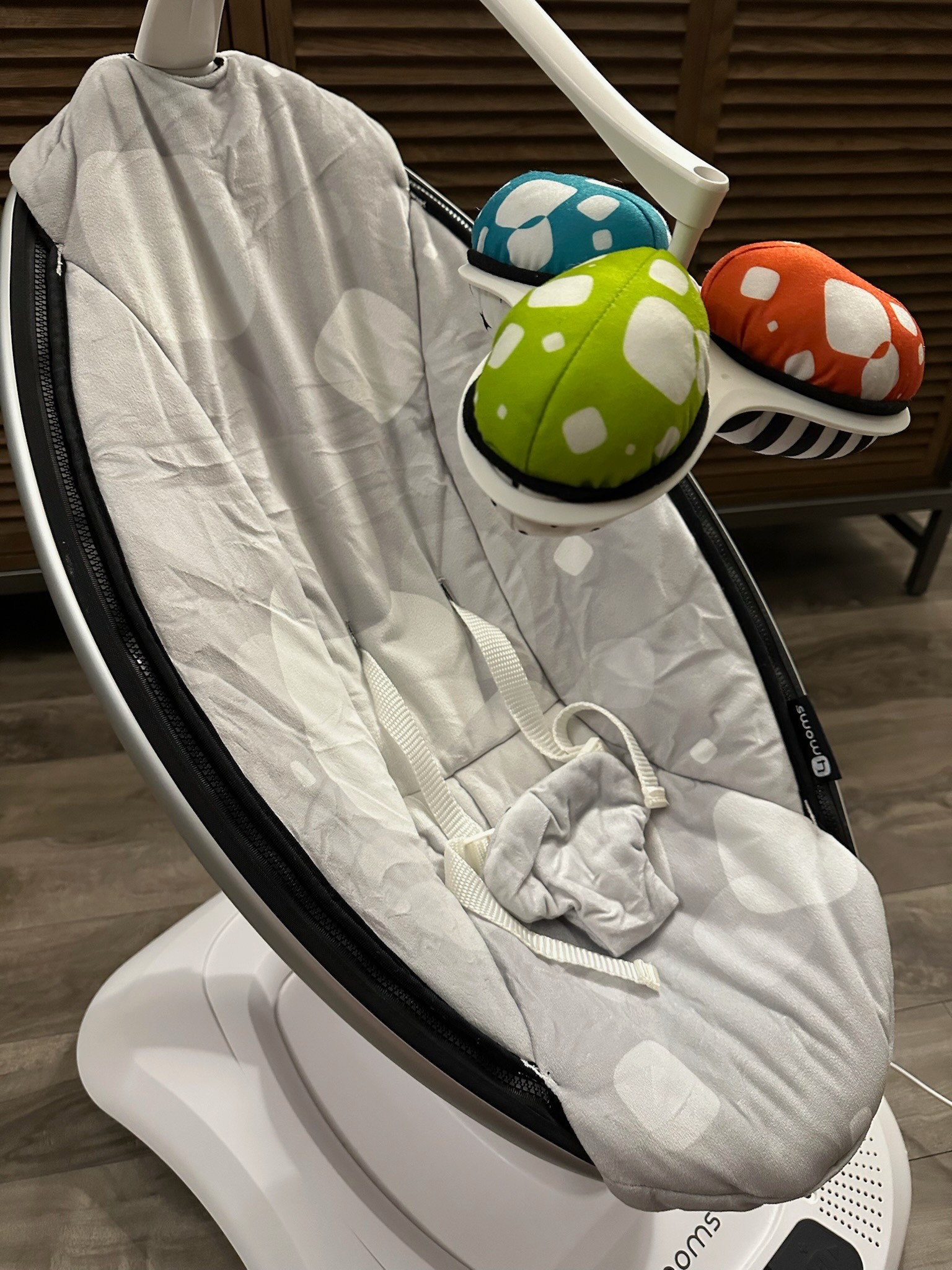 4moms mamaRoo Baby Swing – Silver Plush - photo 3