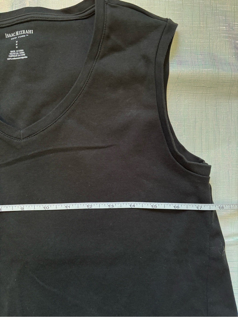 Isaac Mizrahi Black V-Neck Sleeveless Tank Dress - photo 4