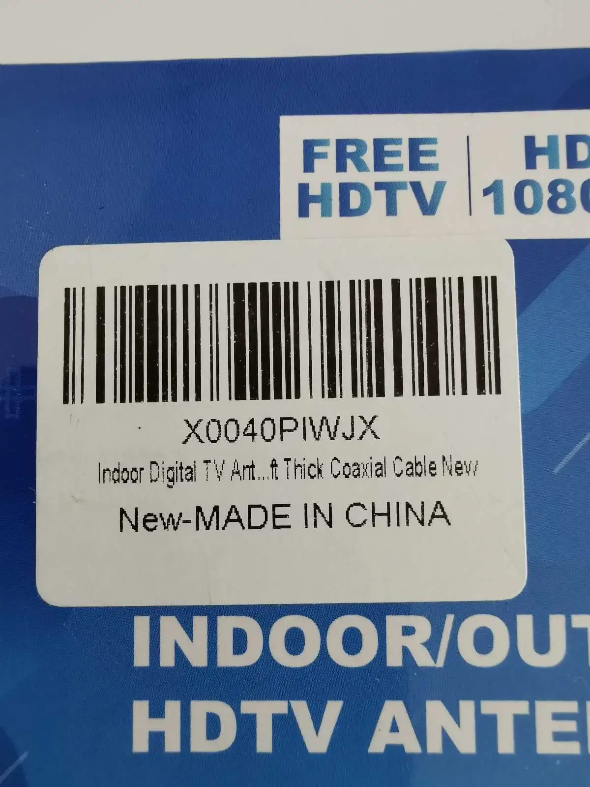 Indoor/Outdoor HDTV Antenna with Coaxial Cable - photo 5