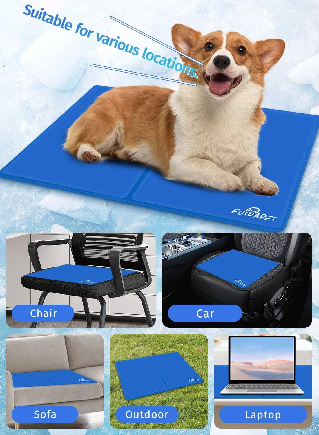 🐶 Dog/Cat Cooling Mat - Brand New - photo 2
