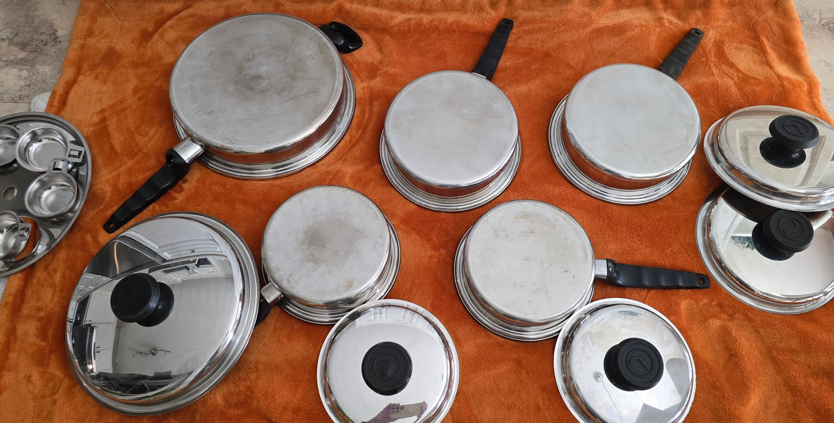 LIFETIME STAINLESS STEEL WATERLESS COOKWARE 19 PCS - photo 4