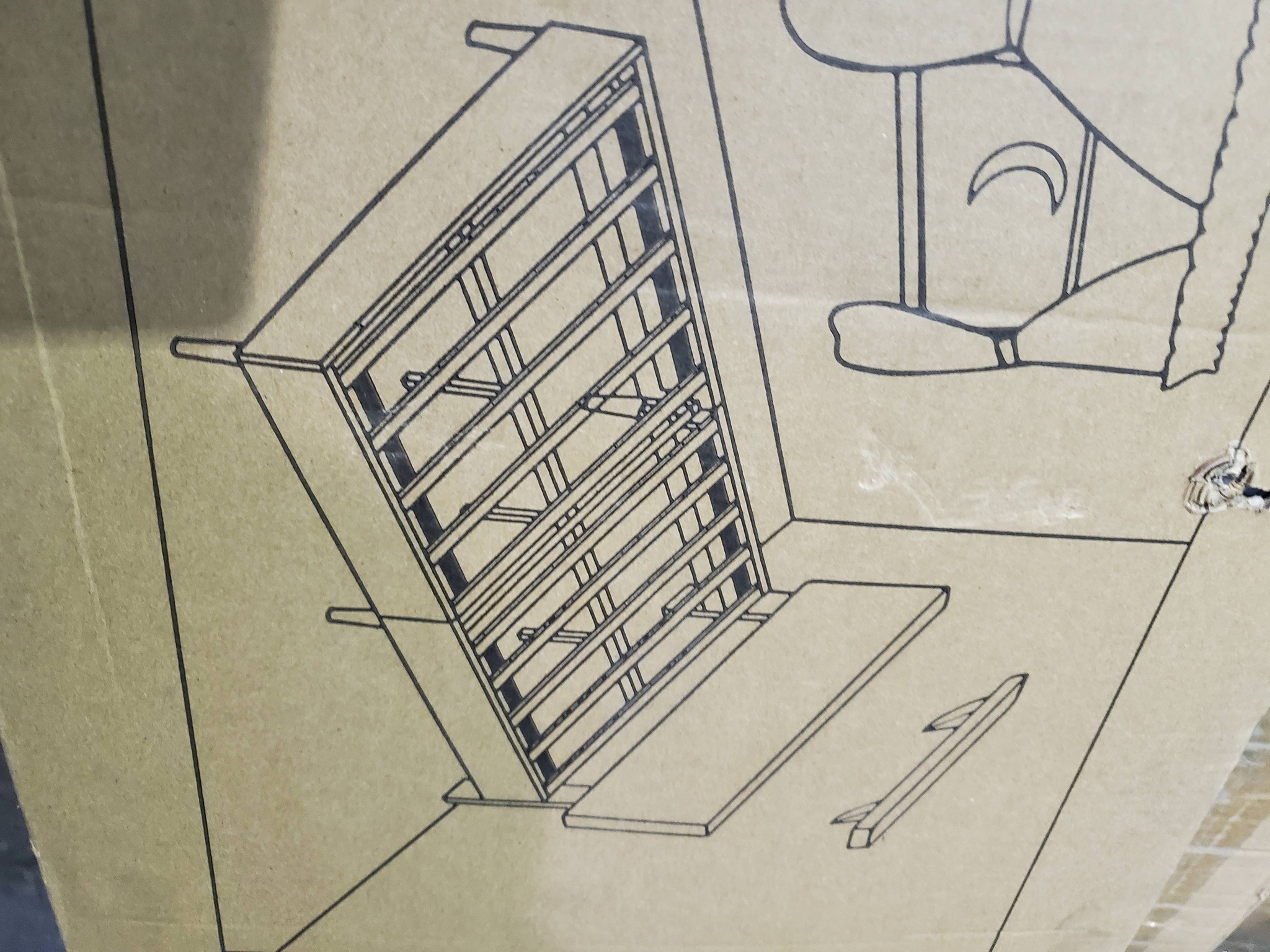 Full‑Size Bed Frame with Headboard - photo 2