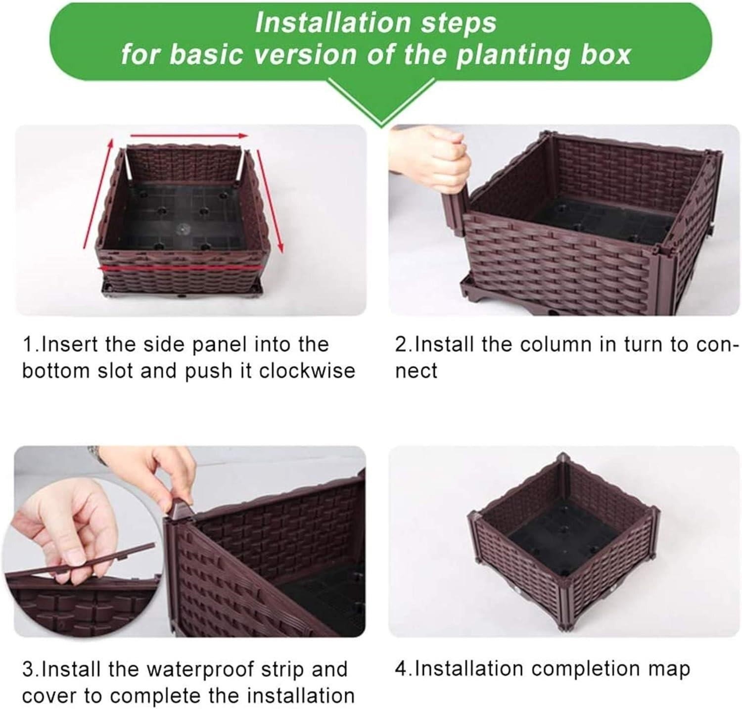 Modular Raised Garden Bed Planting Box - photo 4