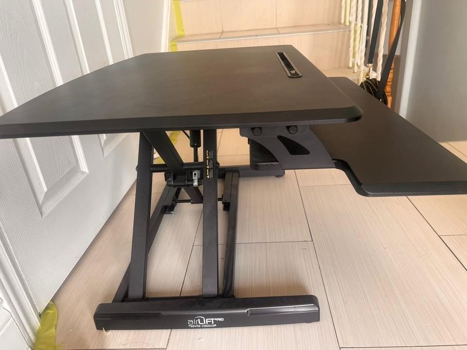 Seville Classics Airlift Height Adjustable Sit Desk - photo 4